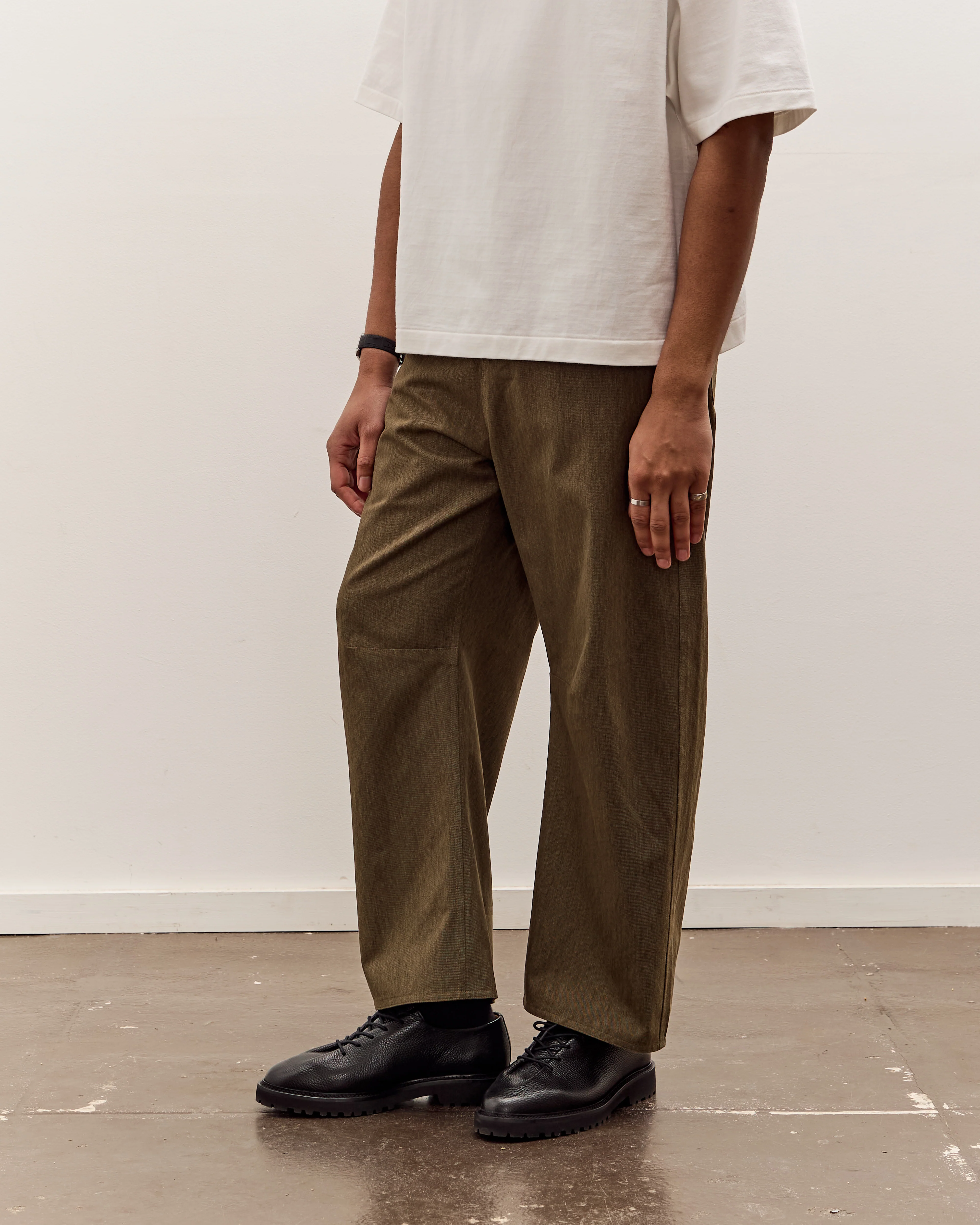 7115 by Szeki Curve Legged Work Trouser Unisex, Olive Green - Image 4