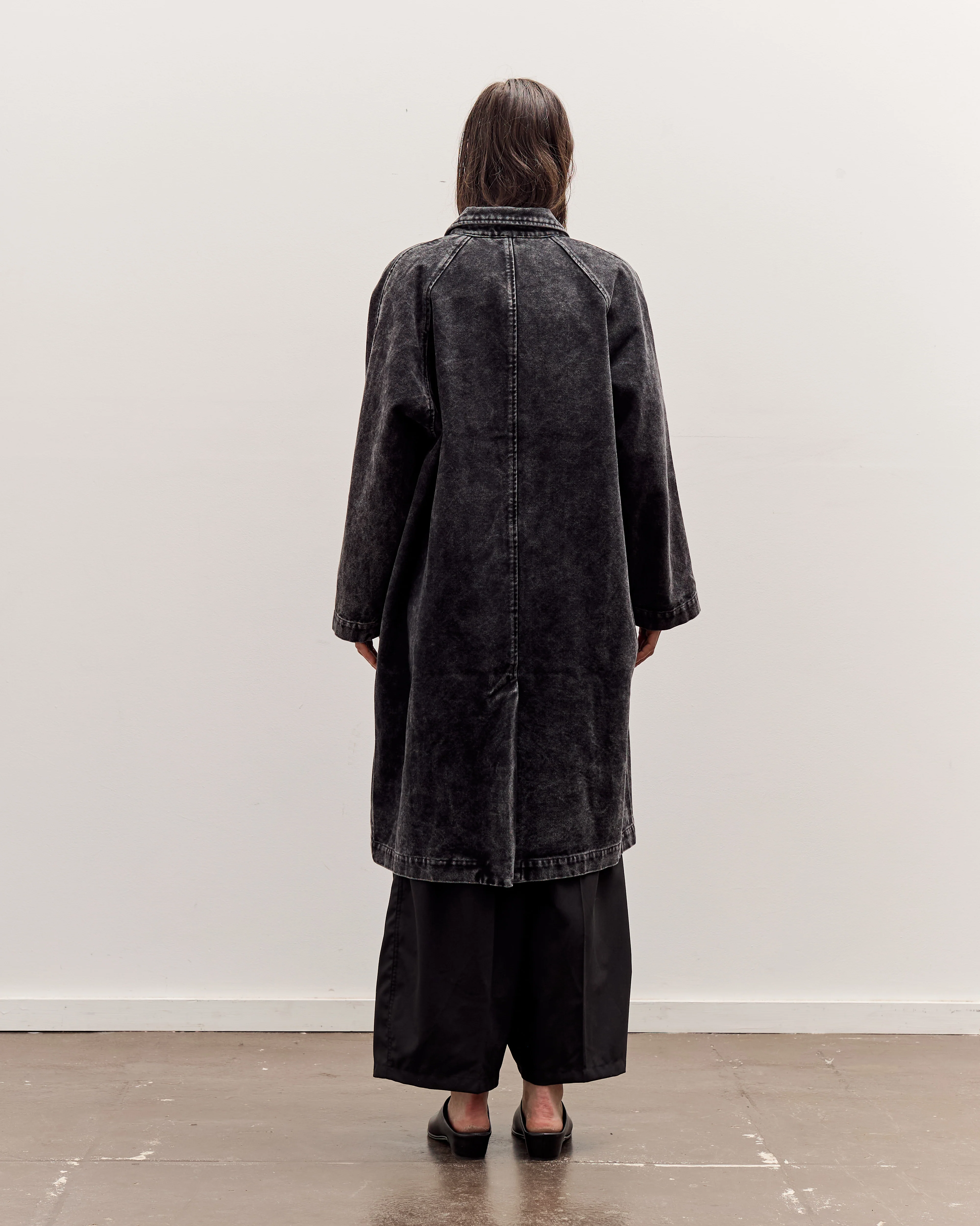 7115 by Szeki Fall Duster, Spotted Washed Black - Image 6