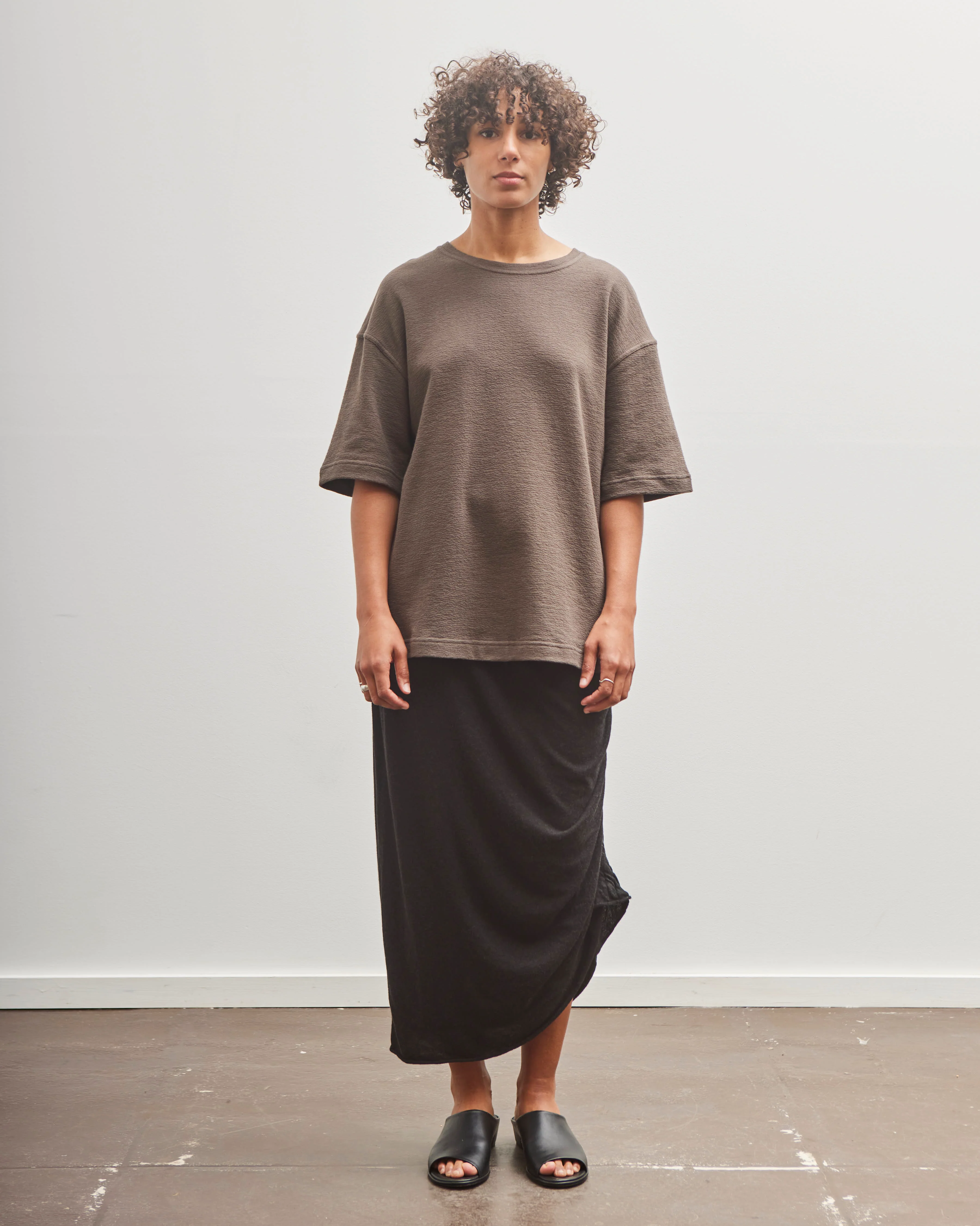 7115 by Szeki Signature Everyday Tee, Grey - Image 3