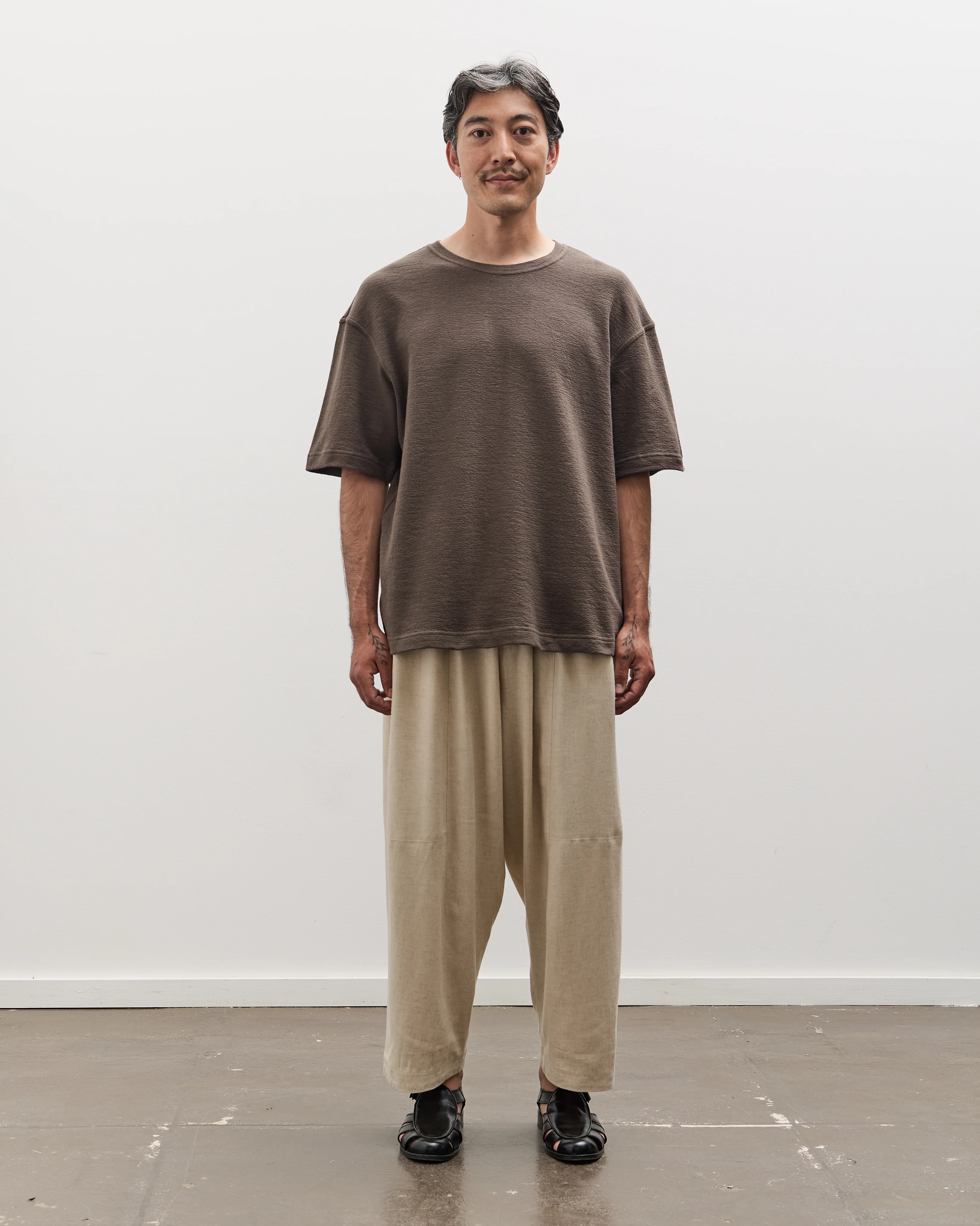 7115 by Szeki Unisex Signature Everyday Tee, Grey - Image 3