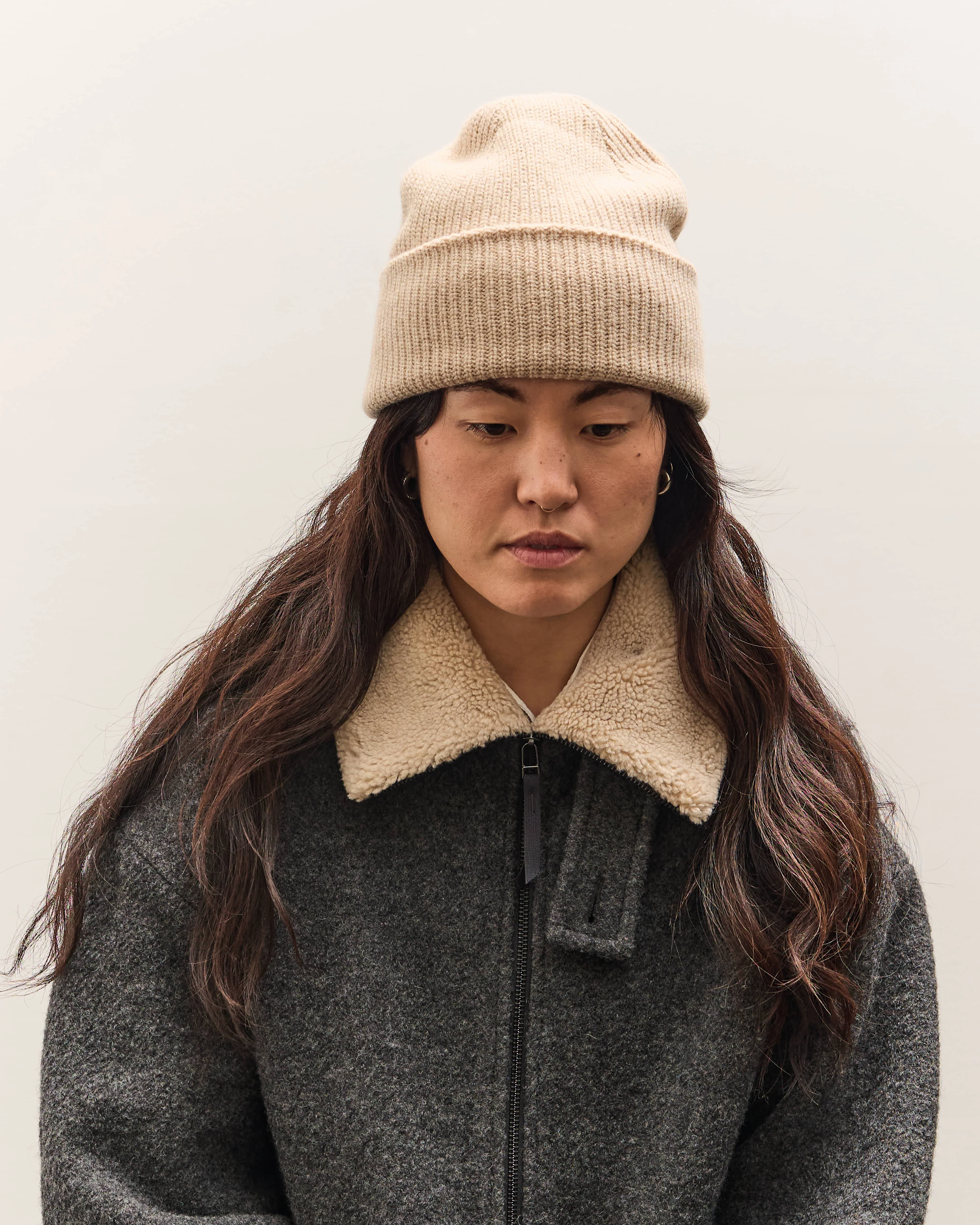 7115 by Szeki Signature Yak Beanie, Almond - Image 3