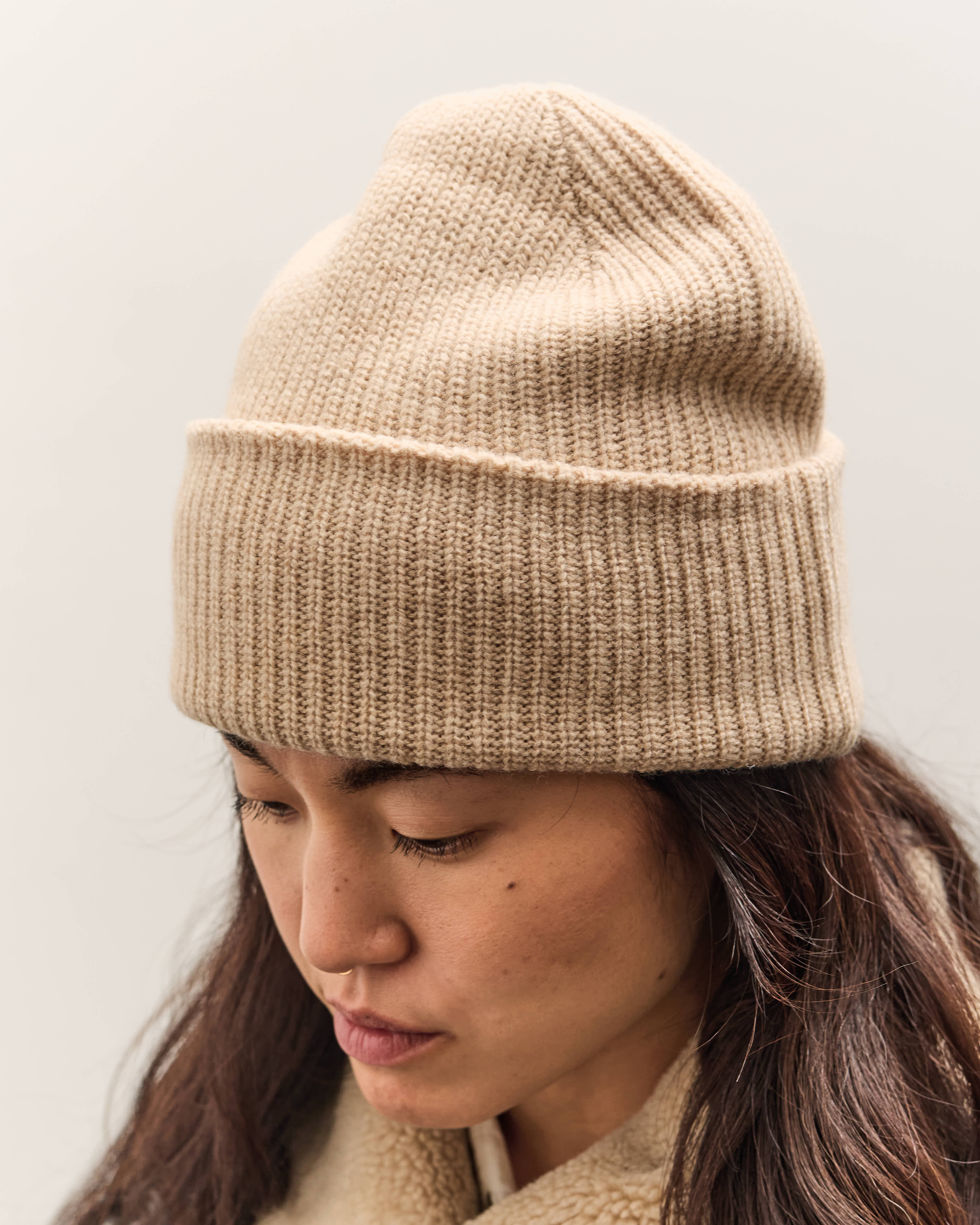 7115 by Szeki Signature Yak Beanie, Almond - Image 5