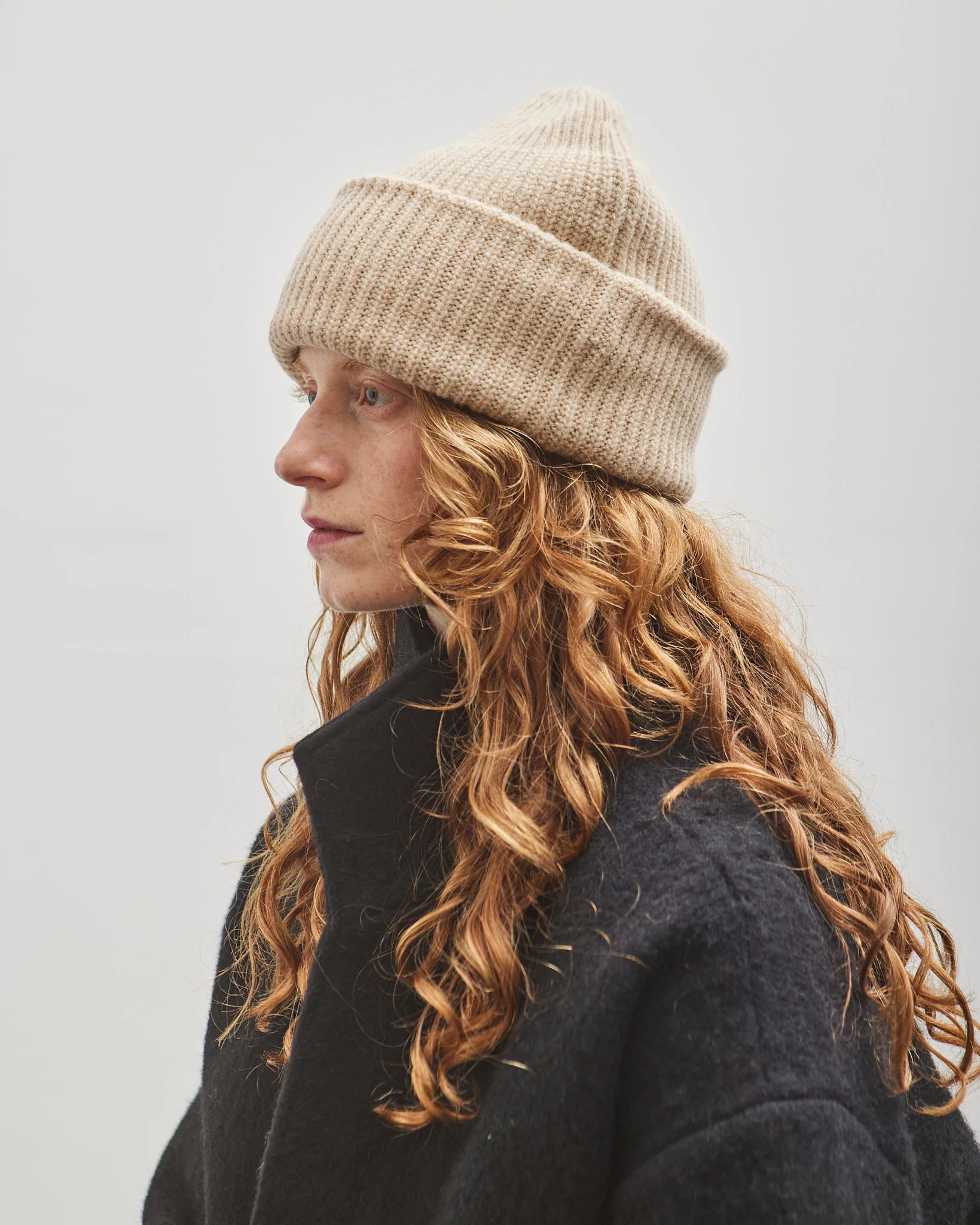 7115 by Szeki Signature Yak Beanie, Almond - Image 6