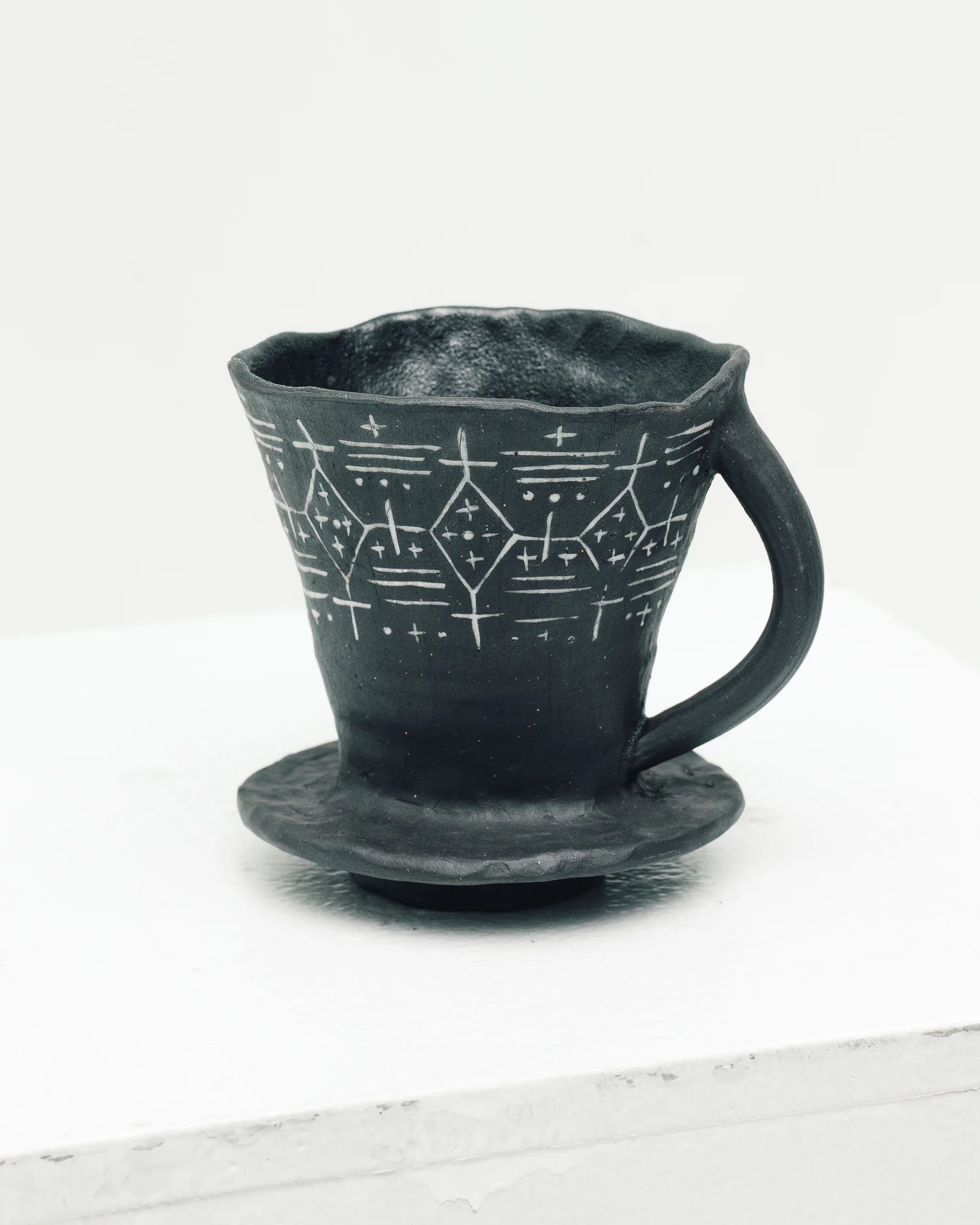 Ayame Bullock Black Mudcloth Single Pourover - Image 4