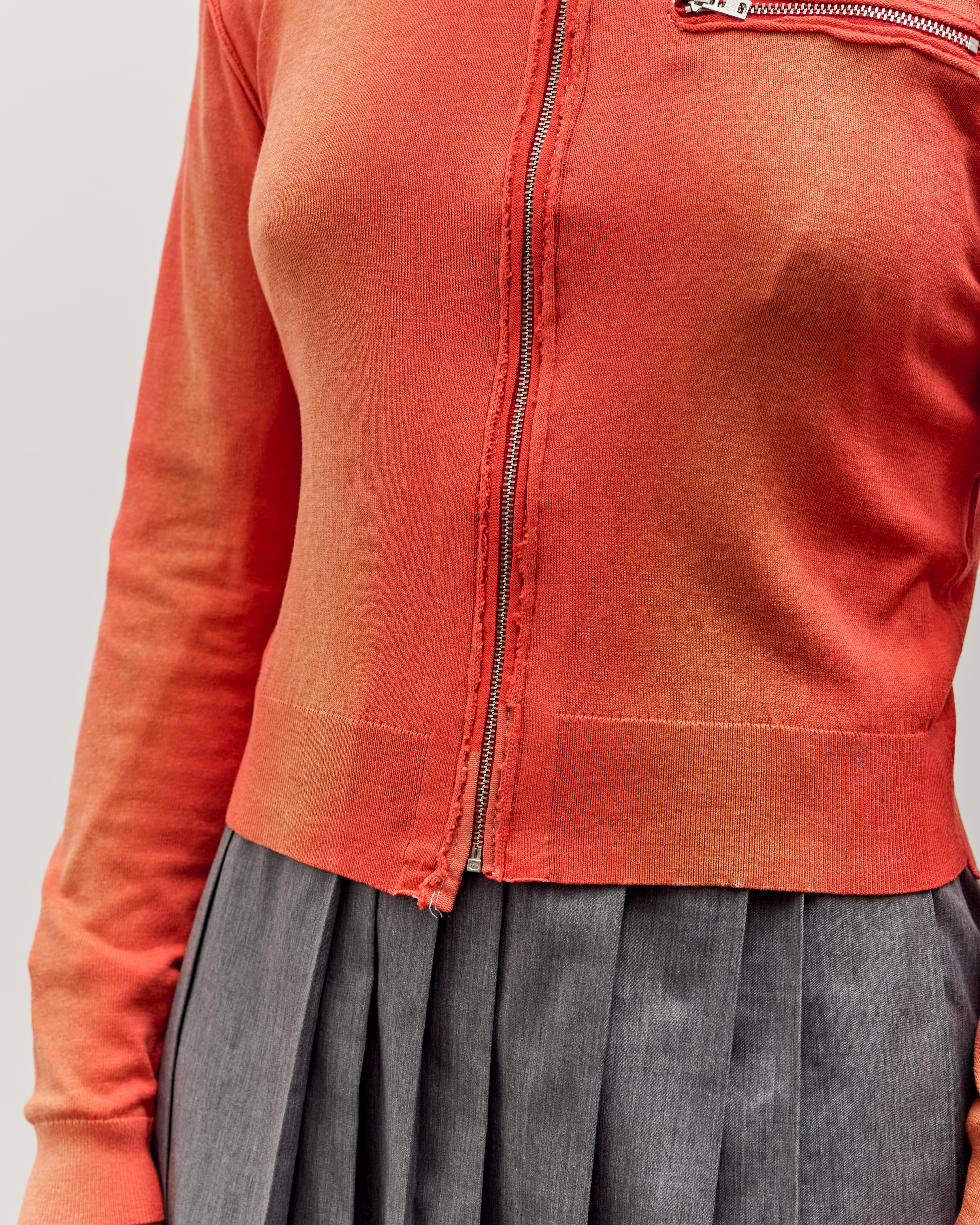 Camiel Fortgens 70S Cardigan, Red Sunfade - Image 10