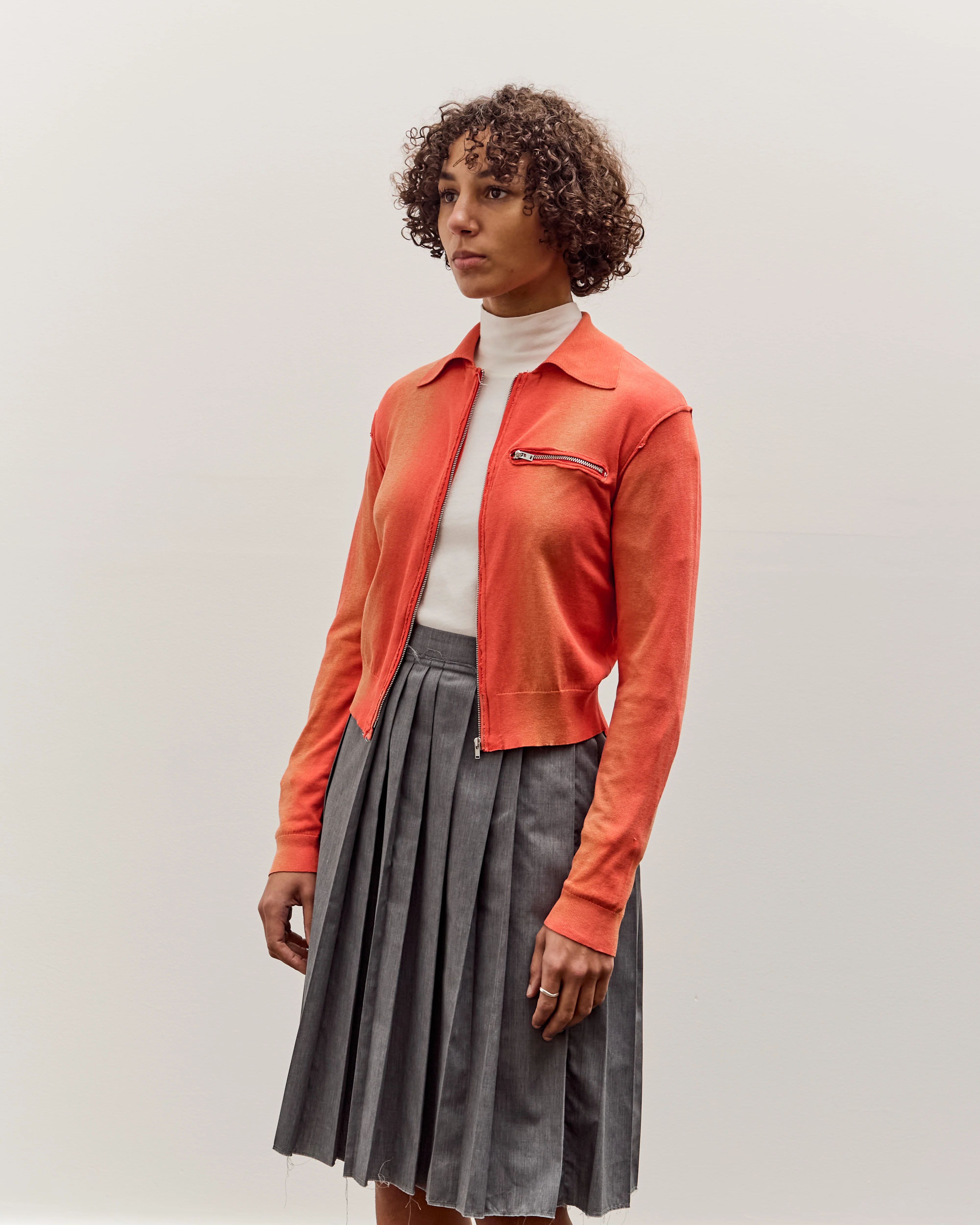 Camiel Fortgens 70S Cardigan, Red Sunfade - Image 4