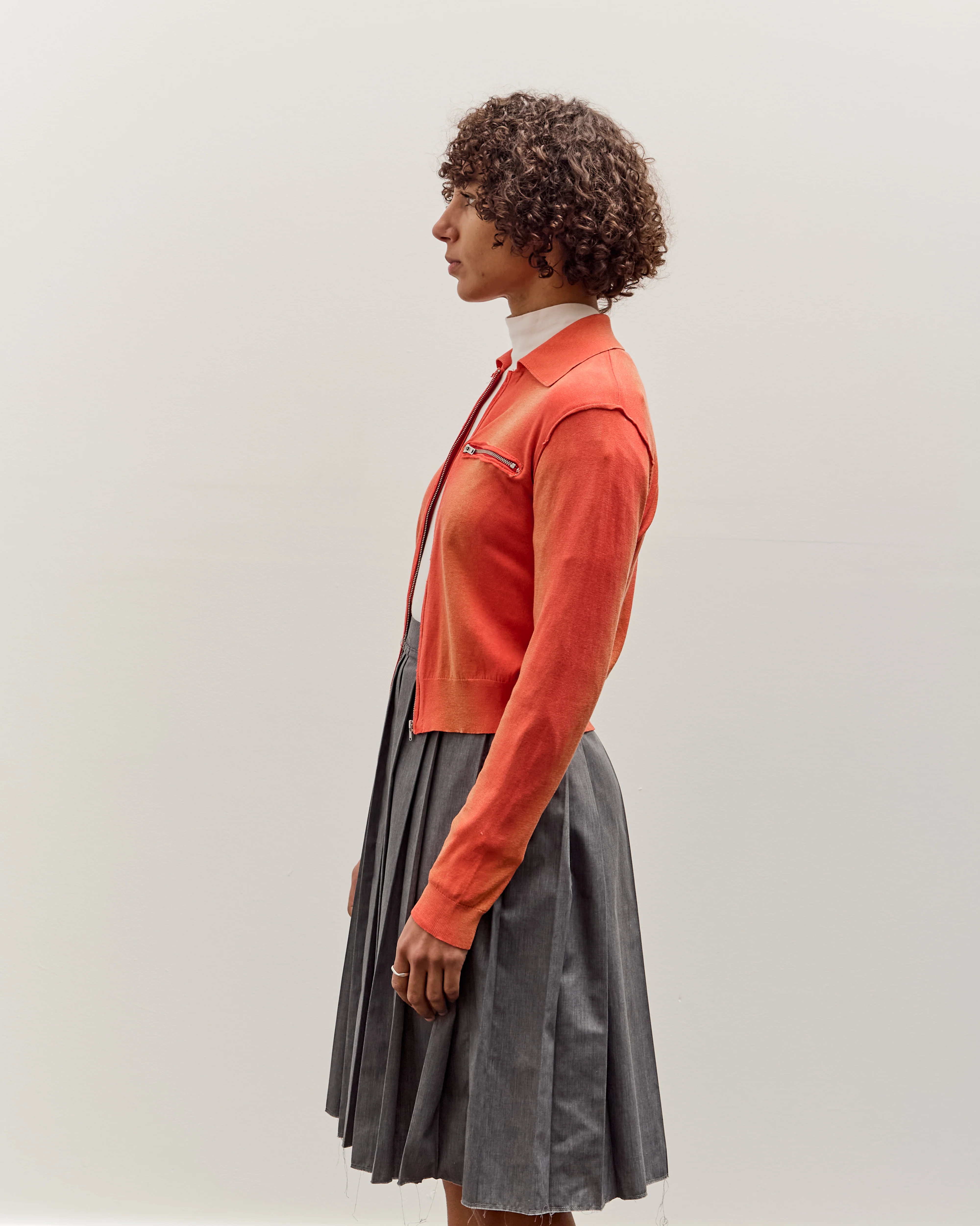 Camiel Fortgens 70S Cardigan, Red Sunfade - Image 5