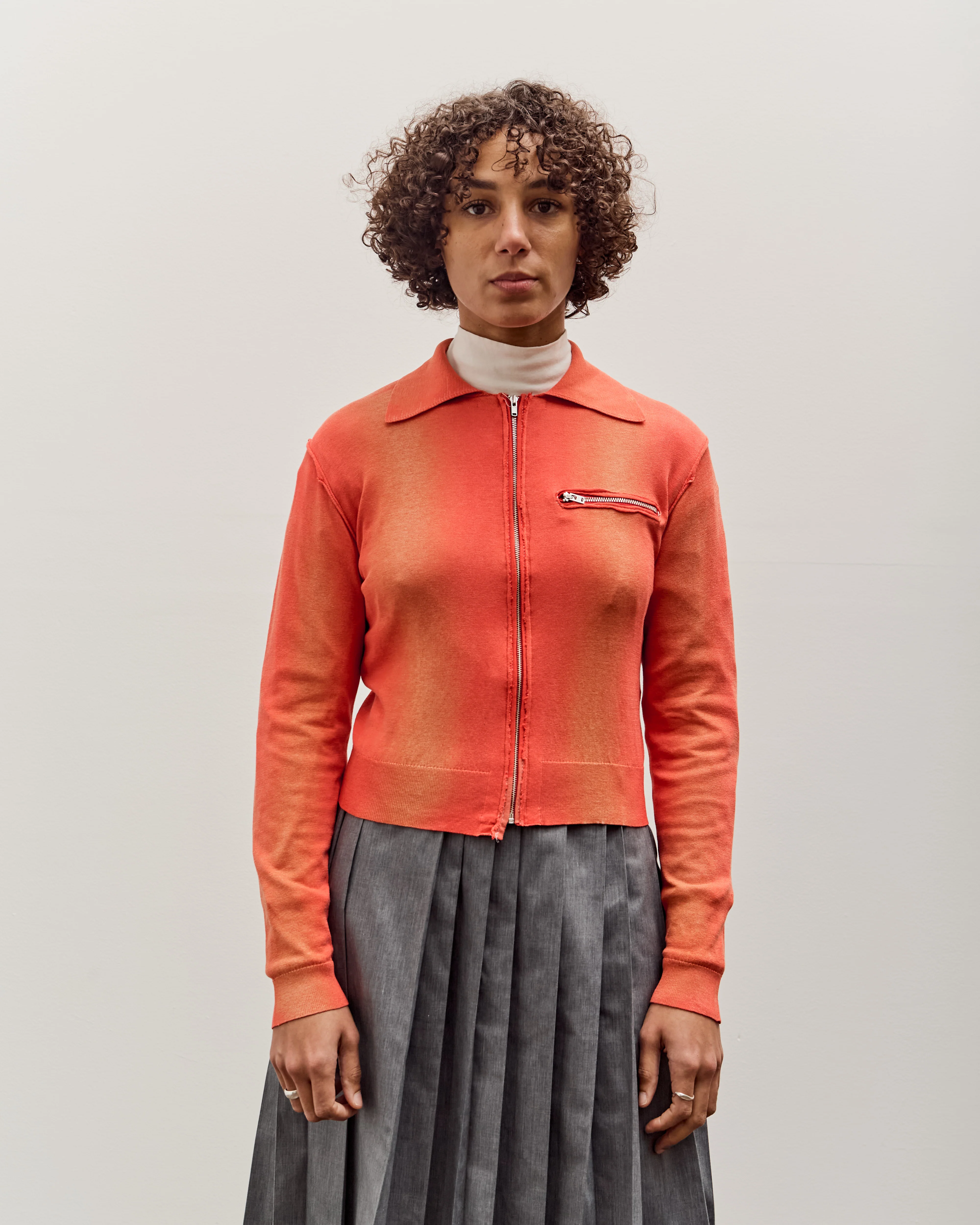 Camiel Fortgens 70S Cardigan, Red Sunfade - Image 7