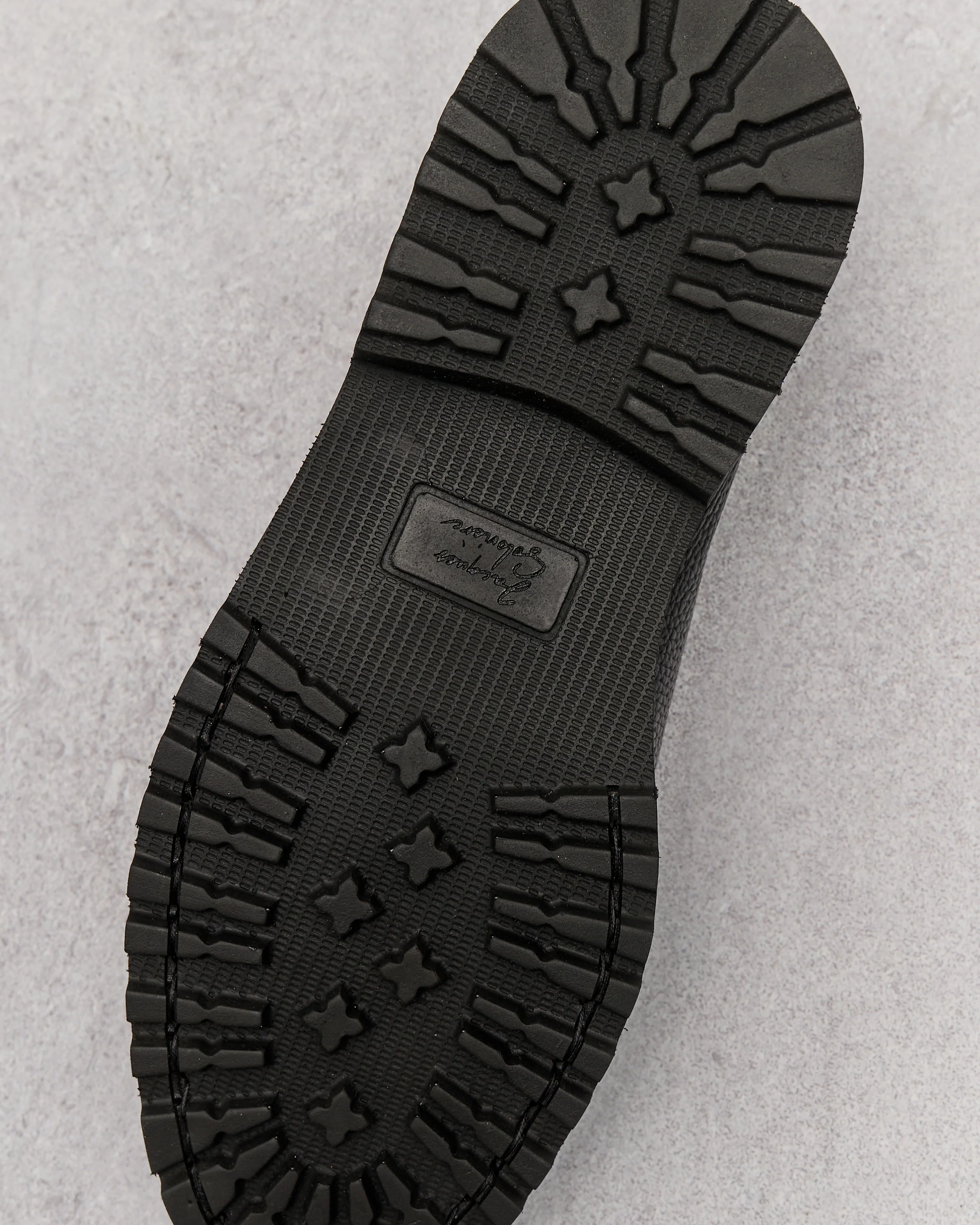 Jacques Soloviere Edouard Lug Shoes, Grained Black - Image 5