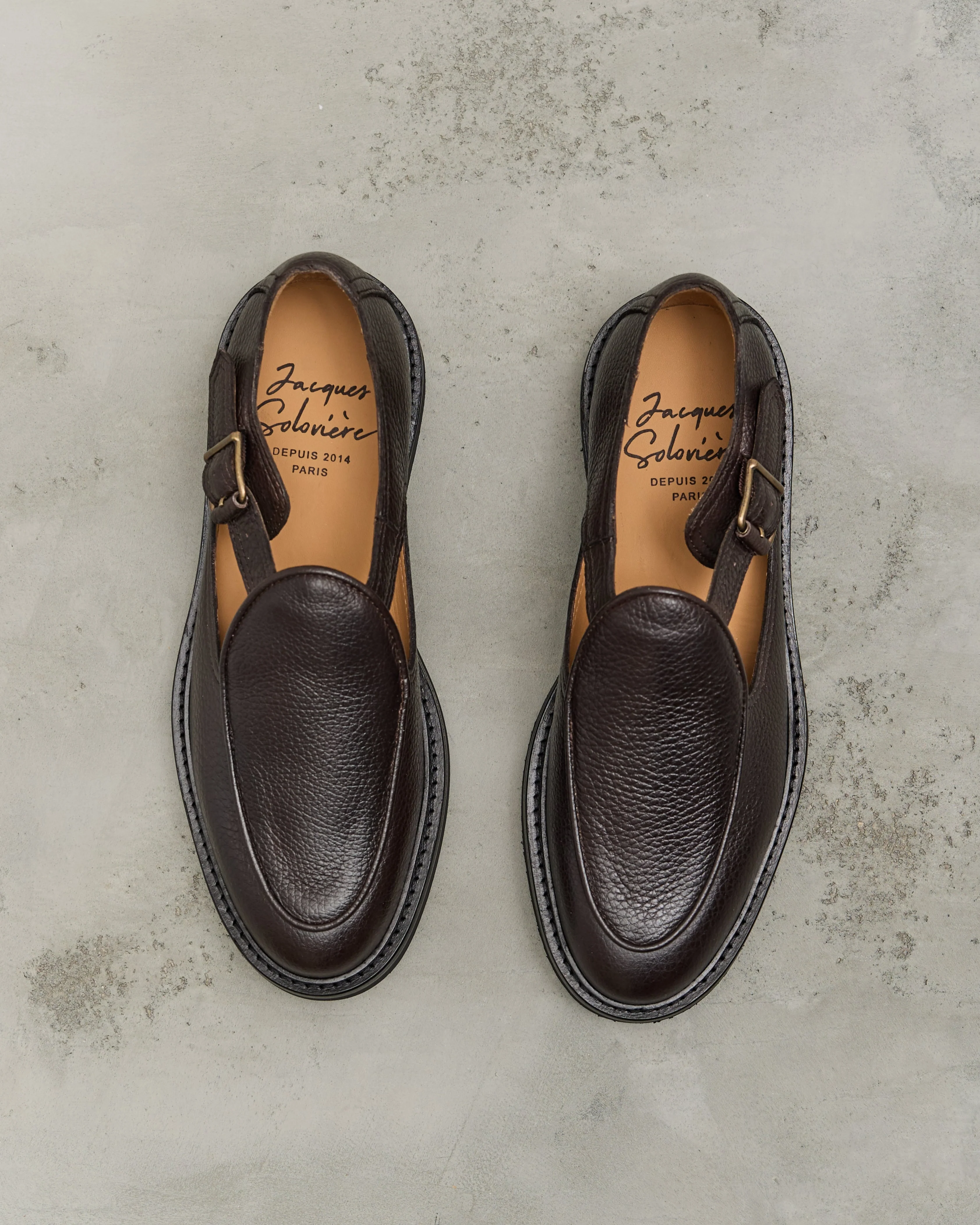 Jacques Soloviere Jo Shoes, Grained Ebano - Image 4