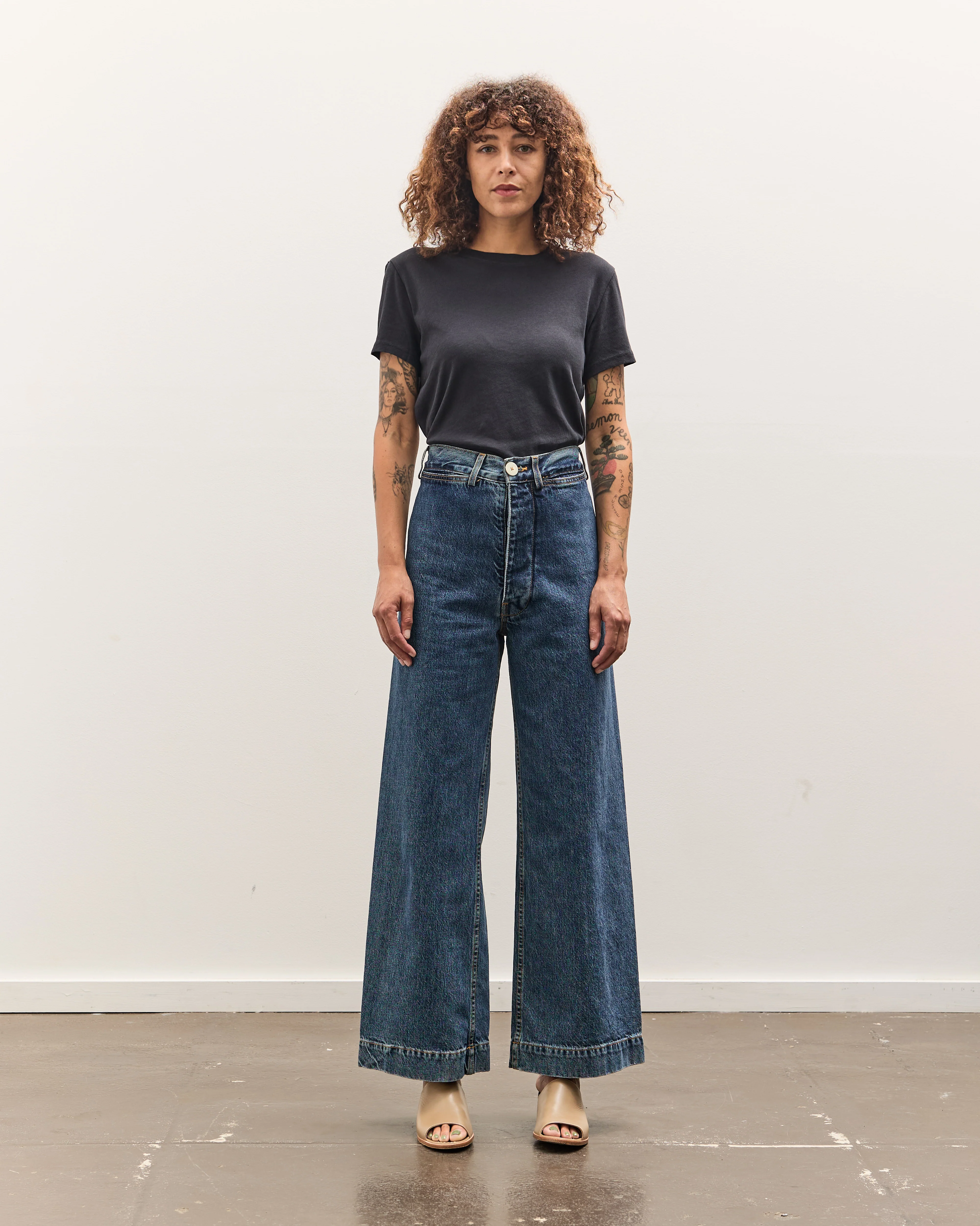 Jesse Kamm Sailor Pant, Cowboy Blue - Image 3