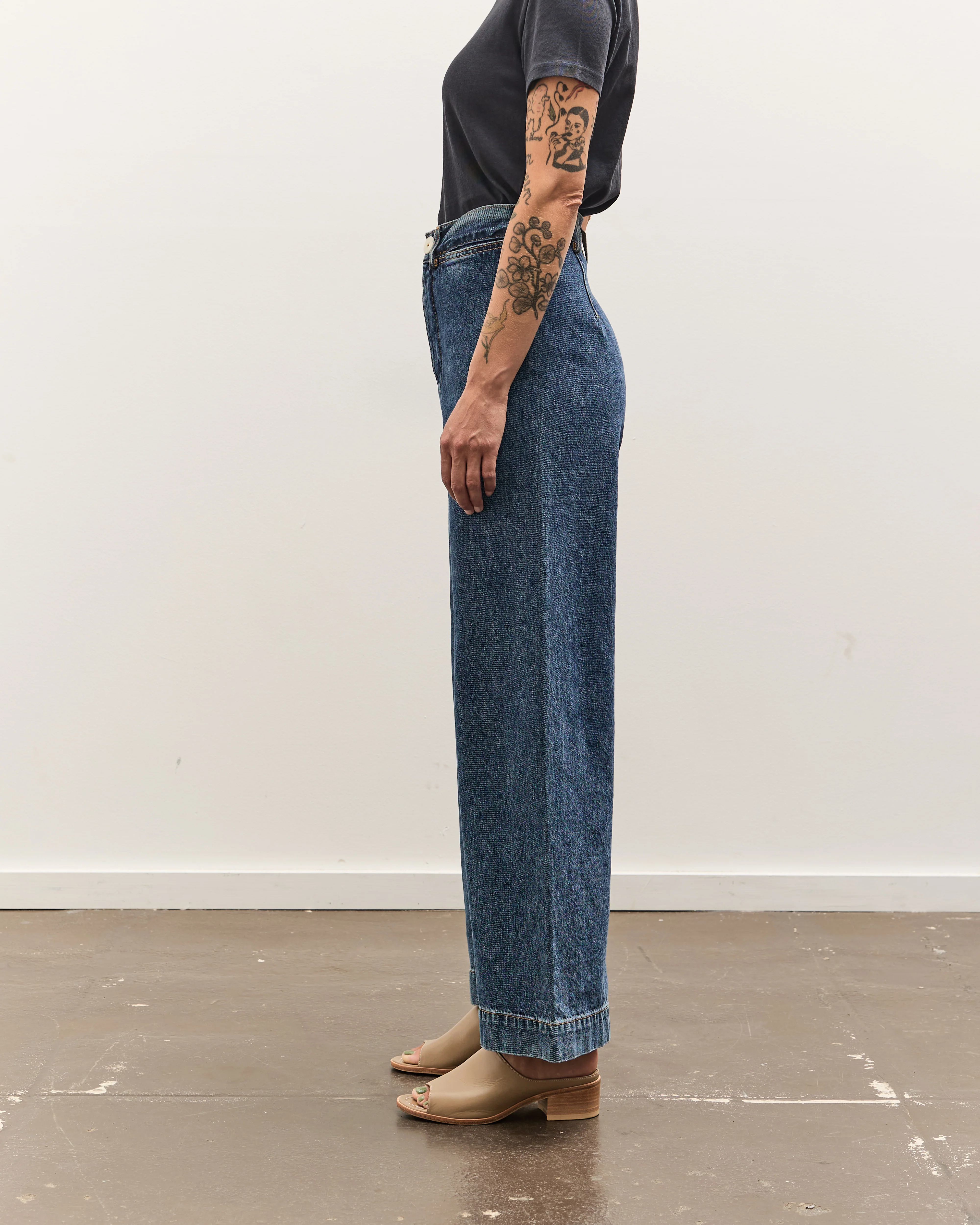 Jesse Kamm Sailor Pant, Cowboy Blue - Image 5