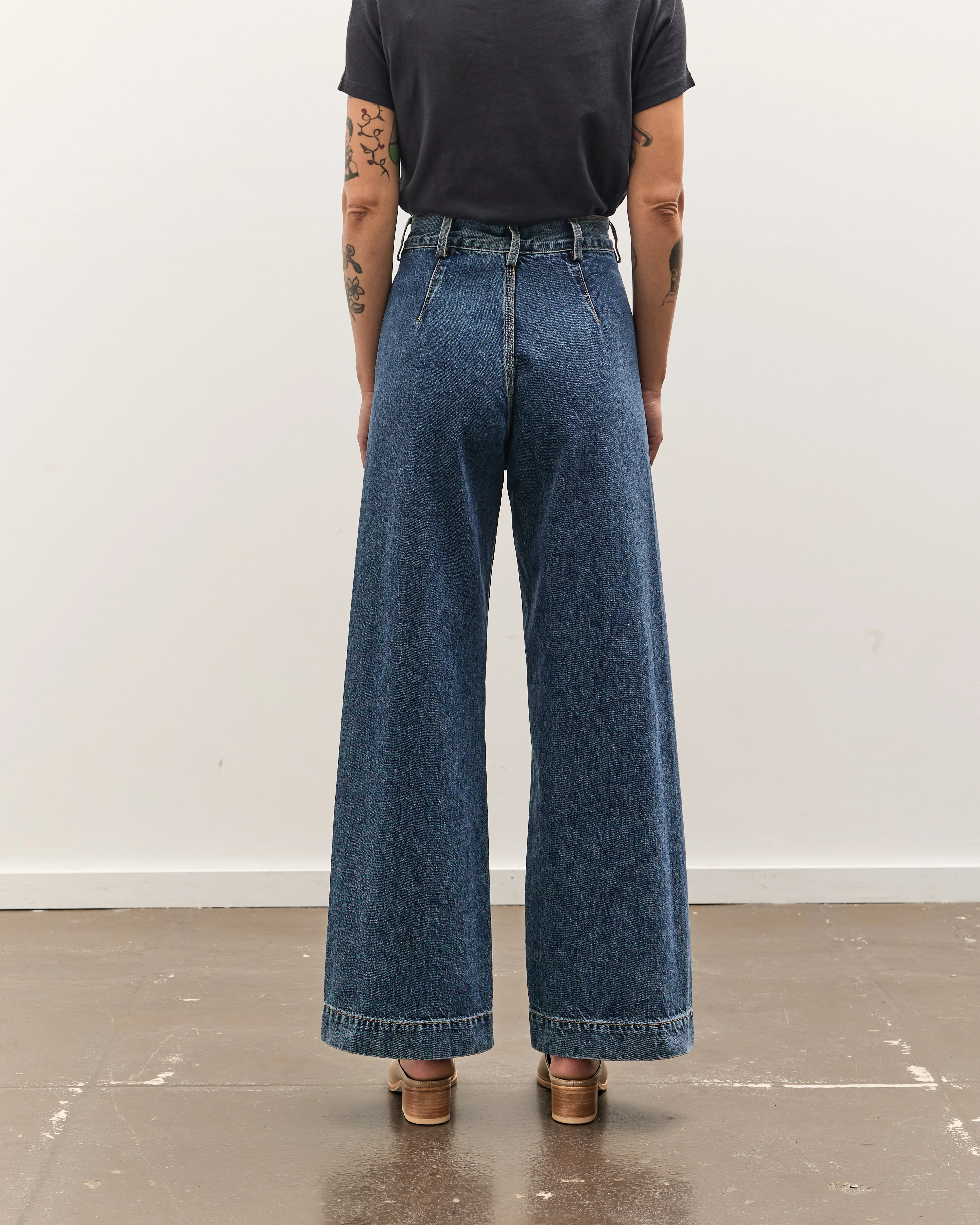 Jesse Kamm Sailor Pant, Cowboy Blue - Image 6