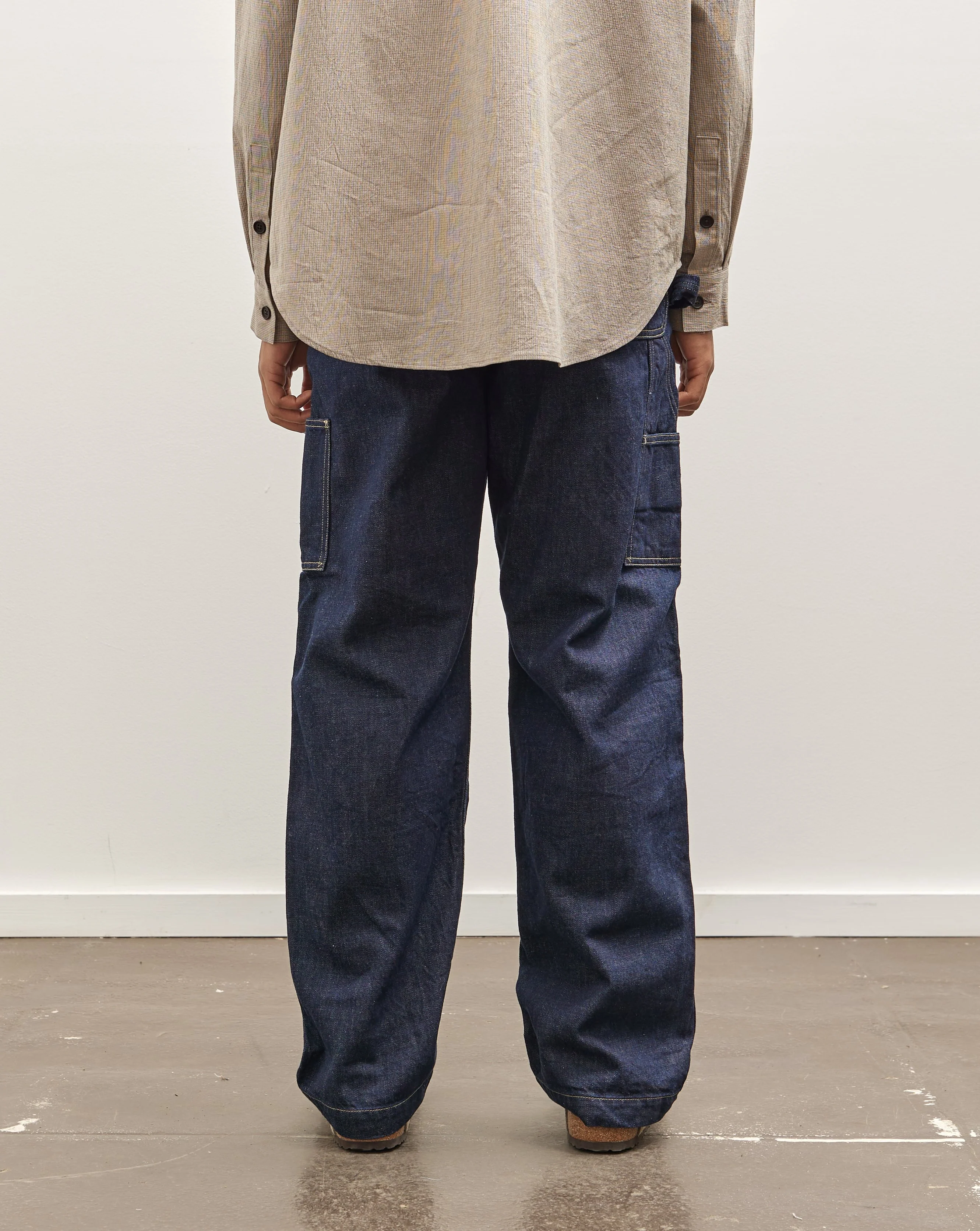 Kapital Unisex 11.5oz Denim Lumber Pant, Indigo - Image 3