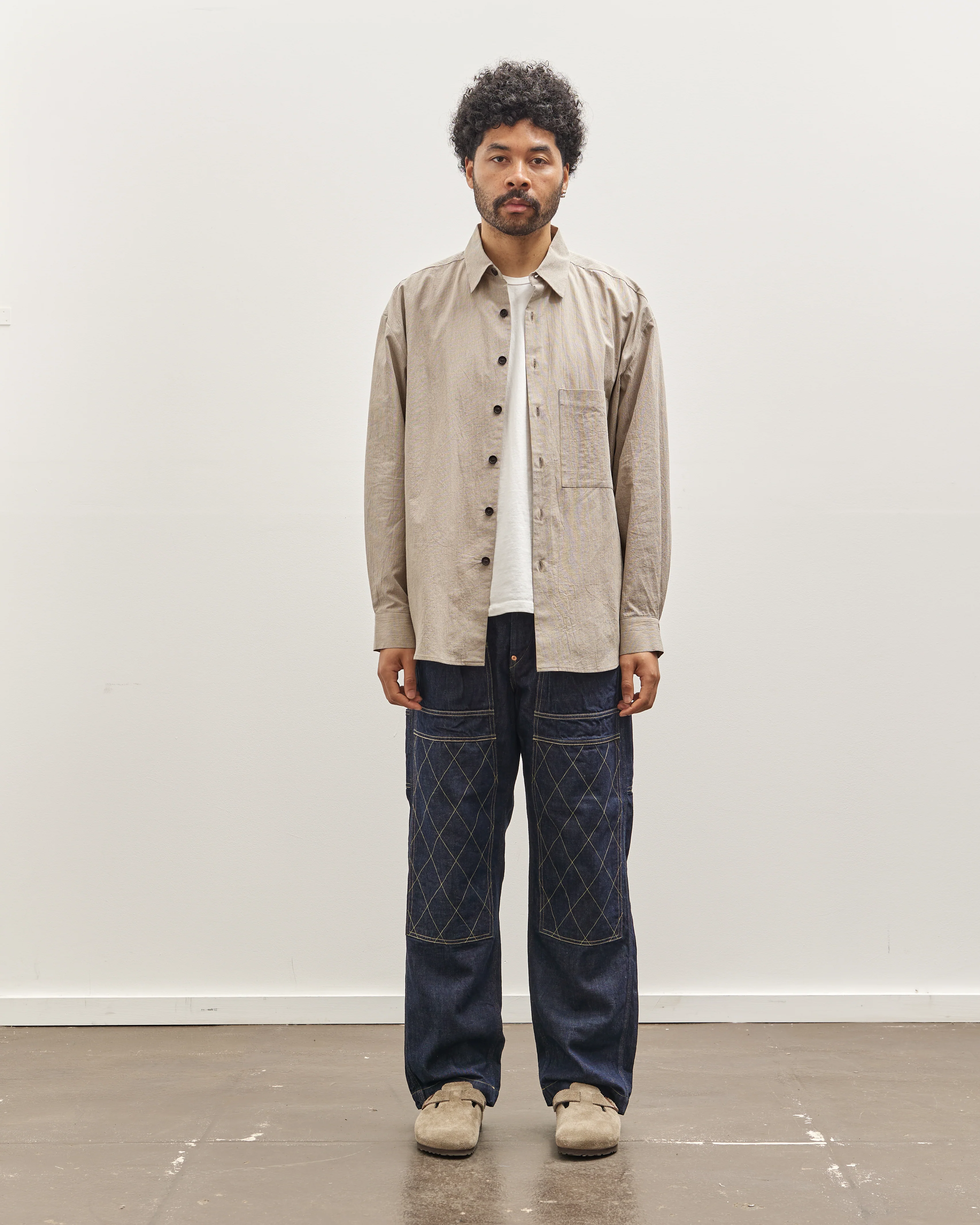 Kapital Unisex 11.5oz Denim Lumber Pant, Indigo - Image 4