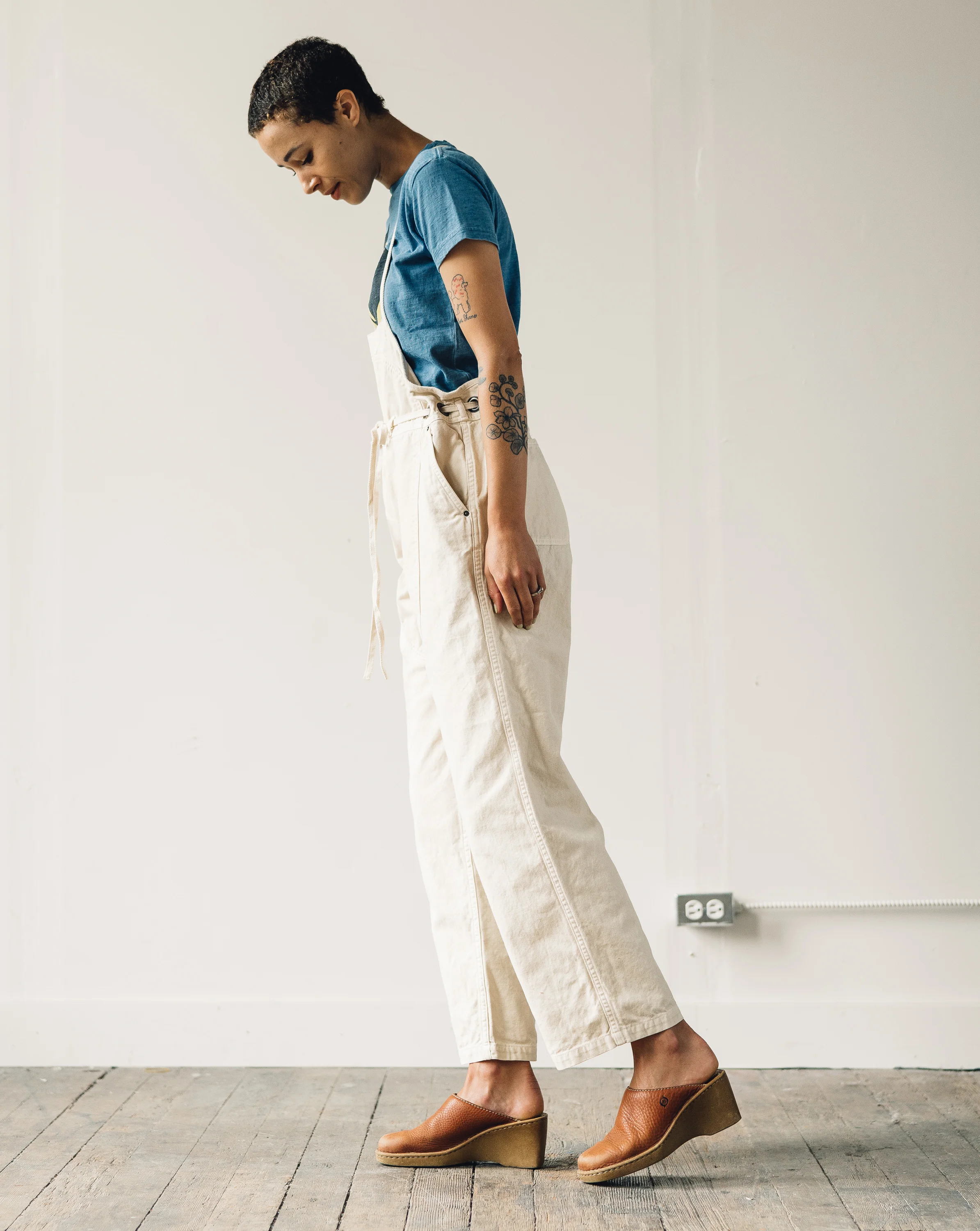 Kapital Light Canvas Welder Overall, Natural - Image 3