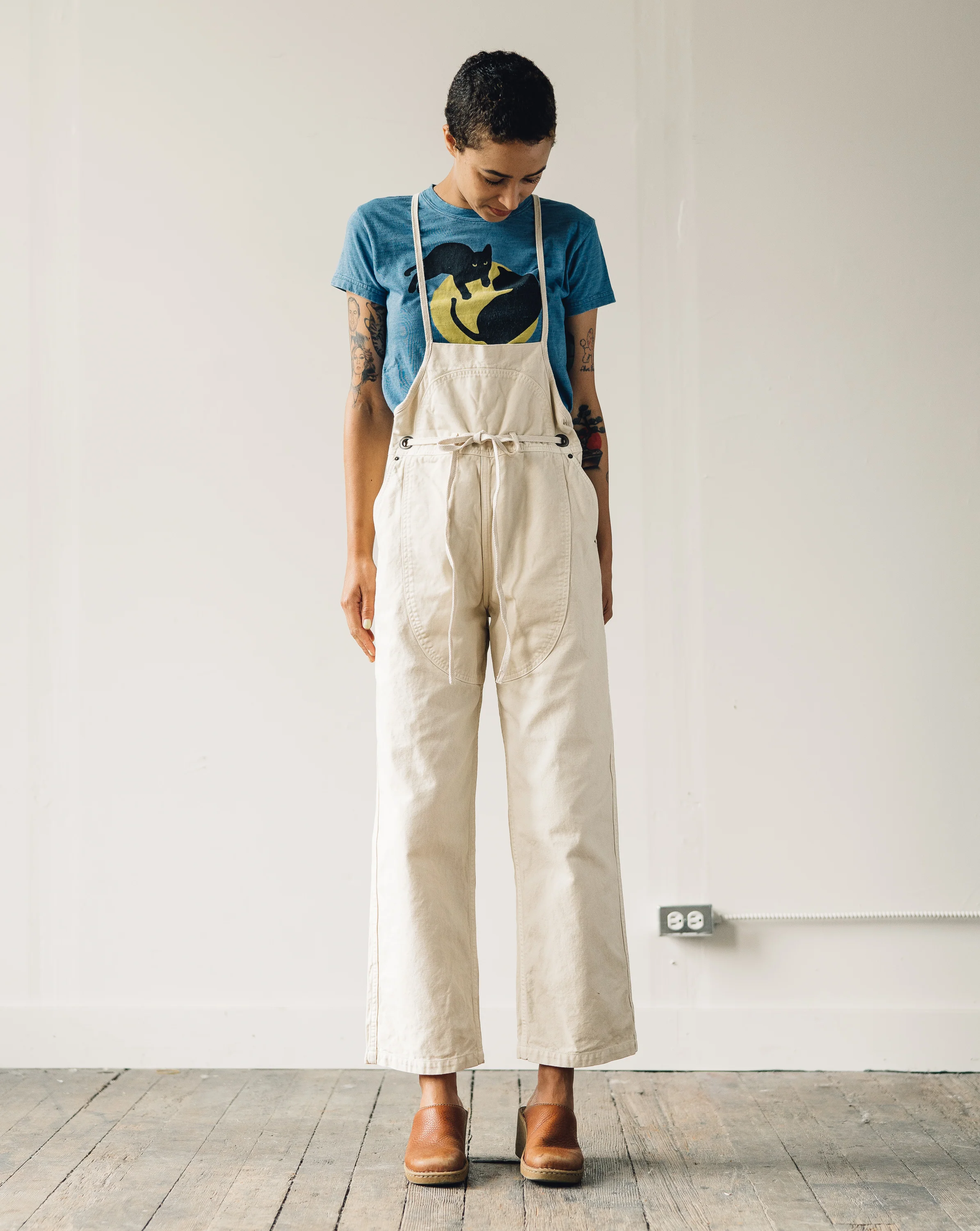 Kapital Light Canvas Welder Overall, Natural - Image 4