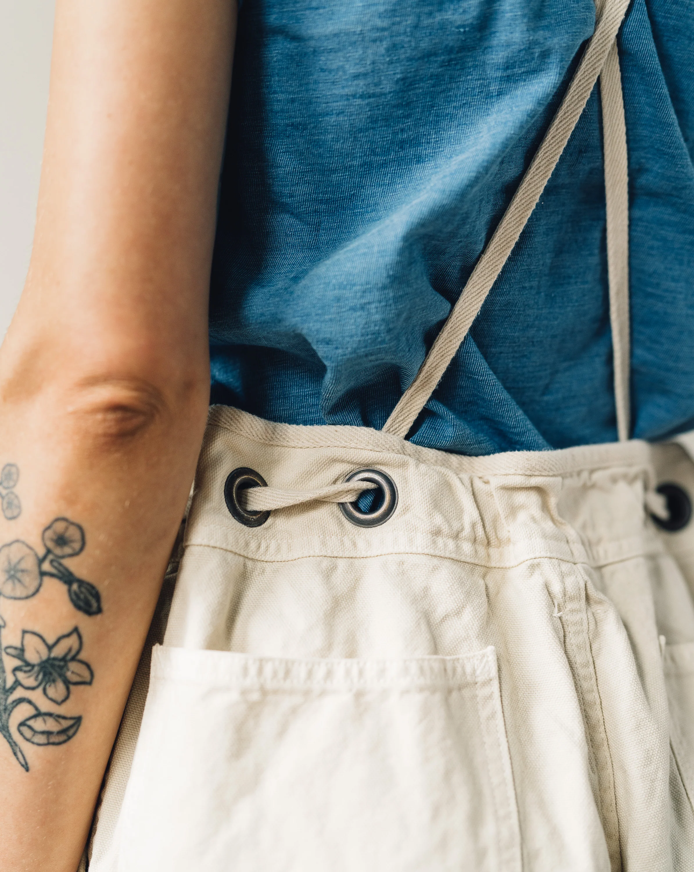 Kapital Light Canvas Welder Overall, Natural - Image 7