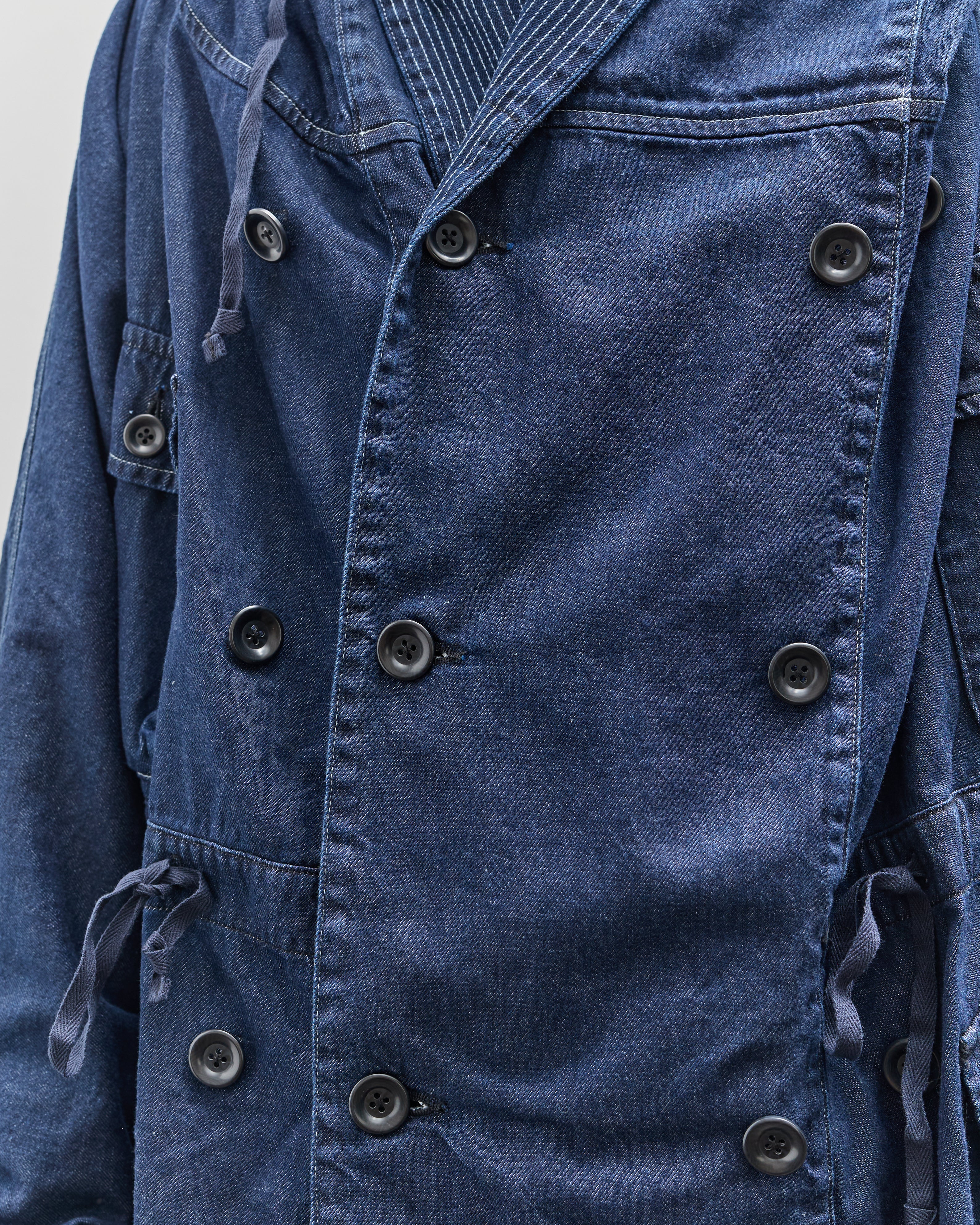 Kapital 10oz Denim Ring Coat, Indigo - Image 10