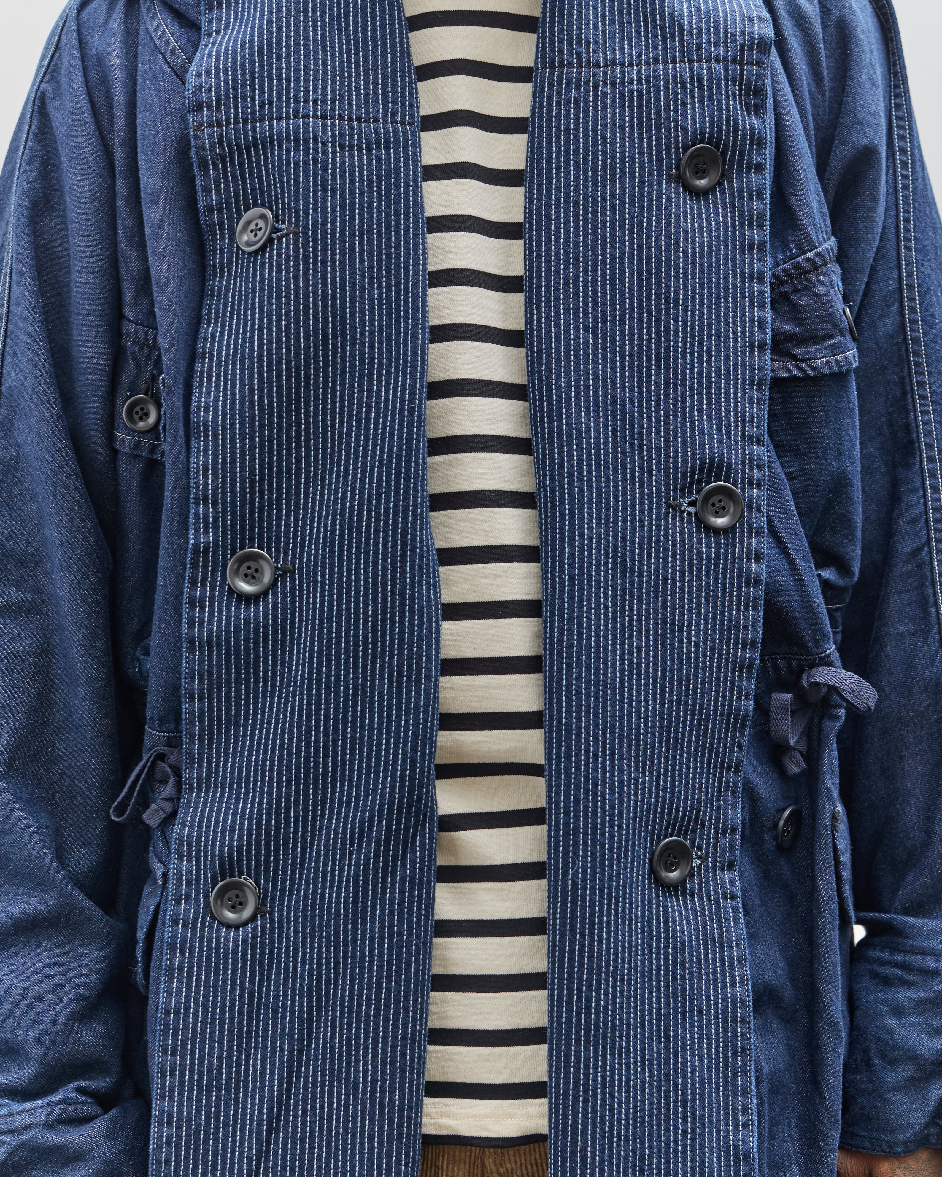 Kapital 10oz Denim Ring Coat, Indigo - Image 9