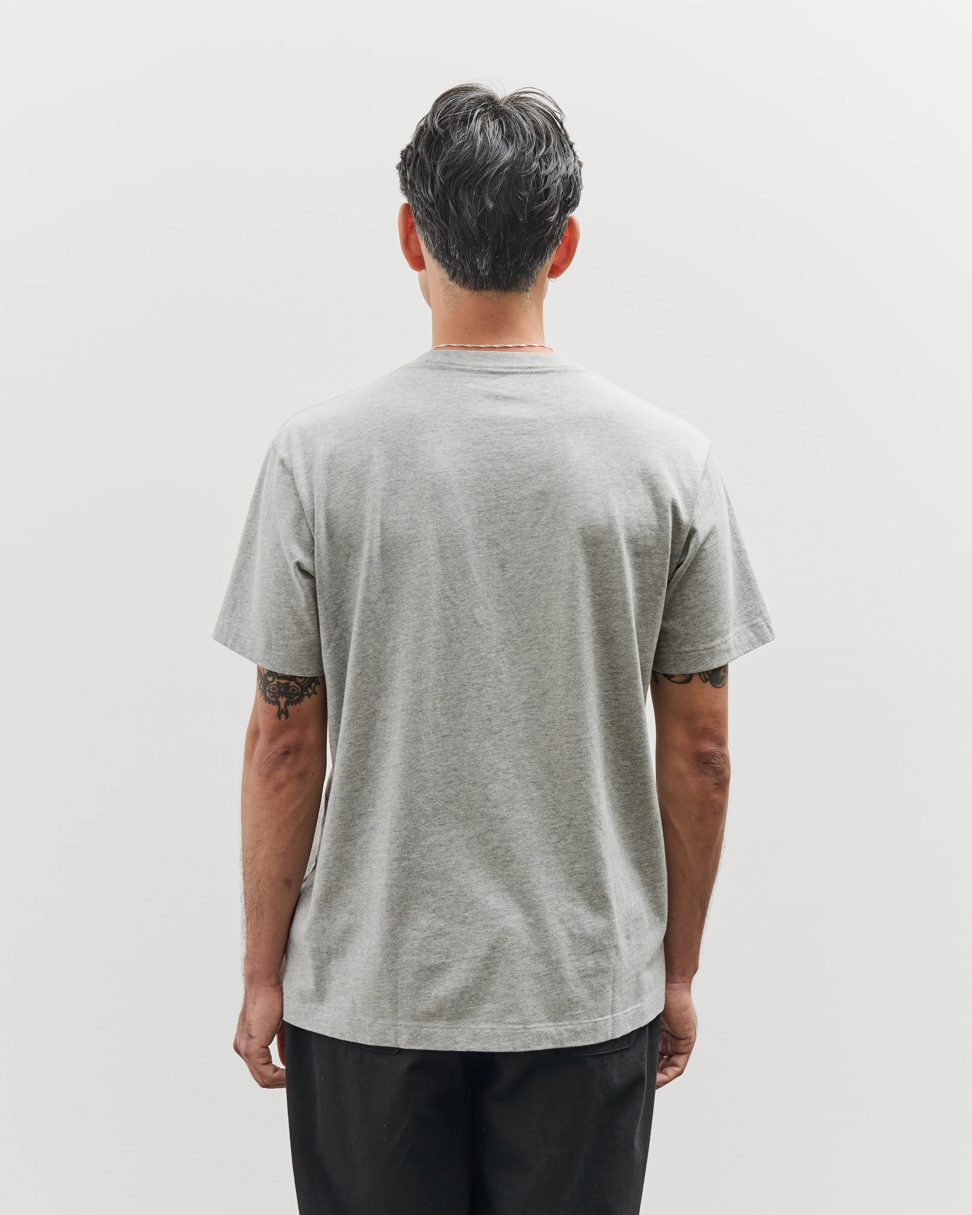 Lady White Co. Balta Pocket Tee, Heather Grey - Image 7