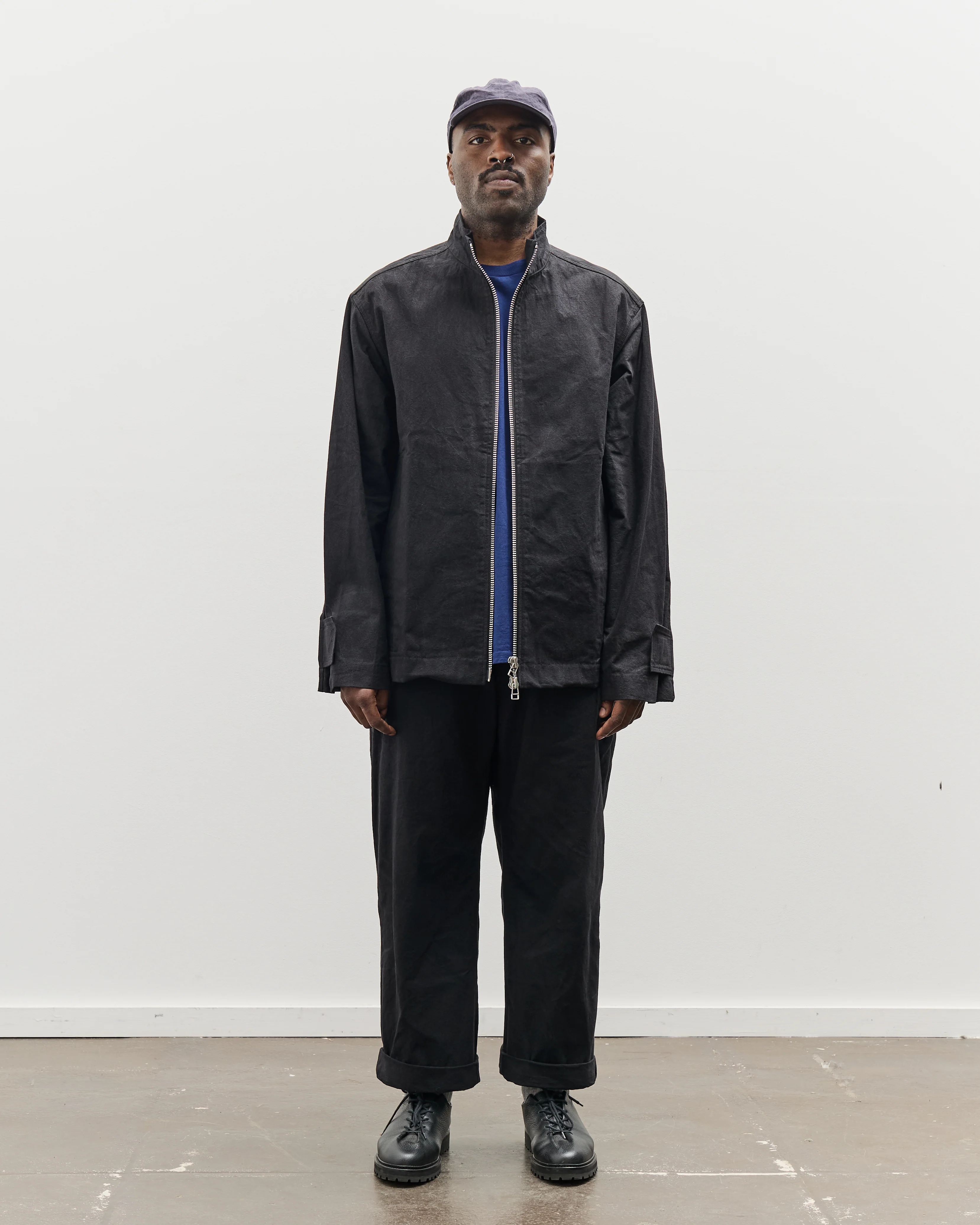 MAN-TLE R0P4 Wide Pants, Black Wax - Image 3