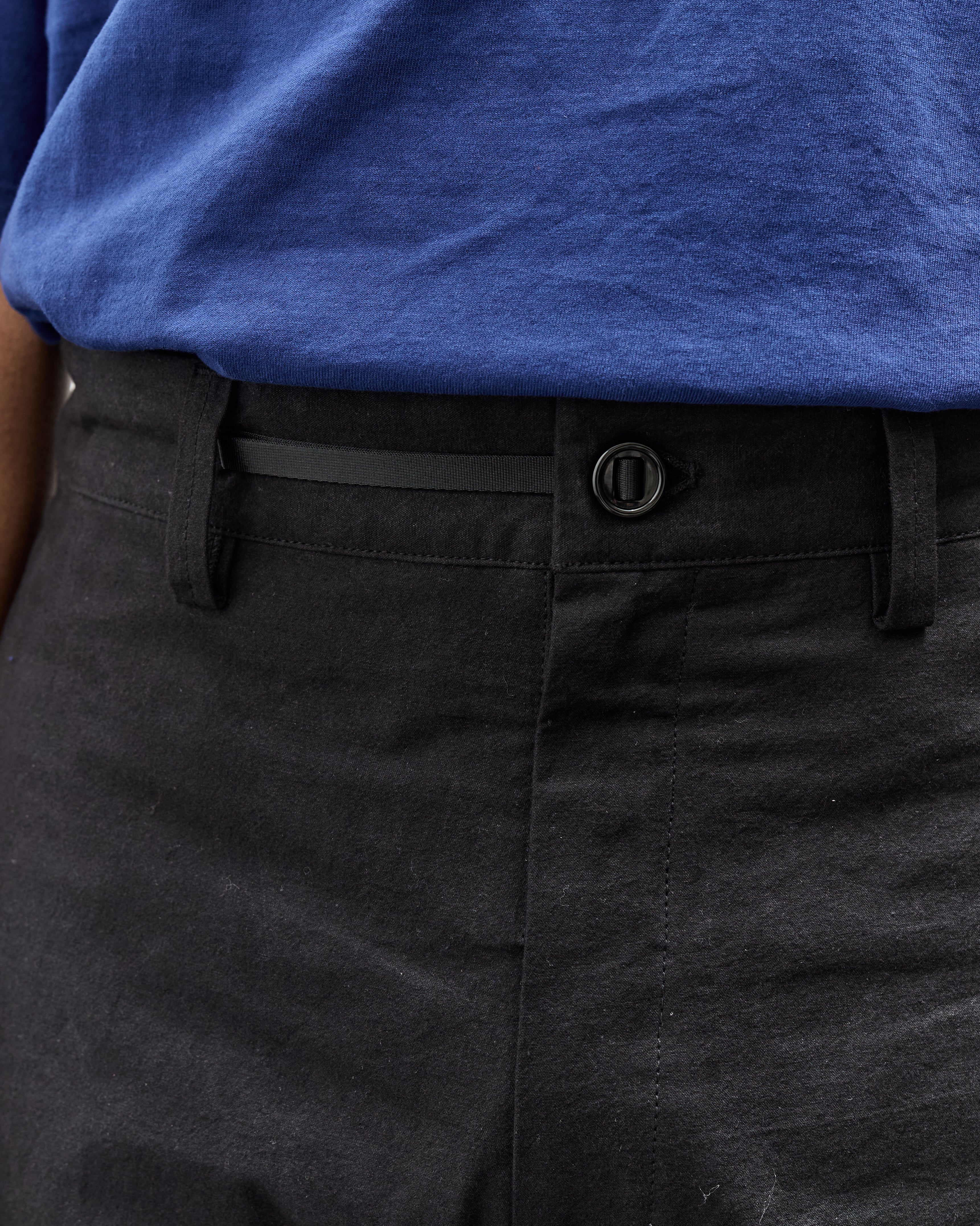 MAN-TLE R0P4 Wide Pants, Black Wax - Image 6