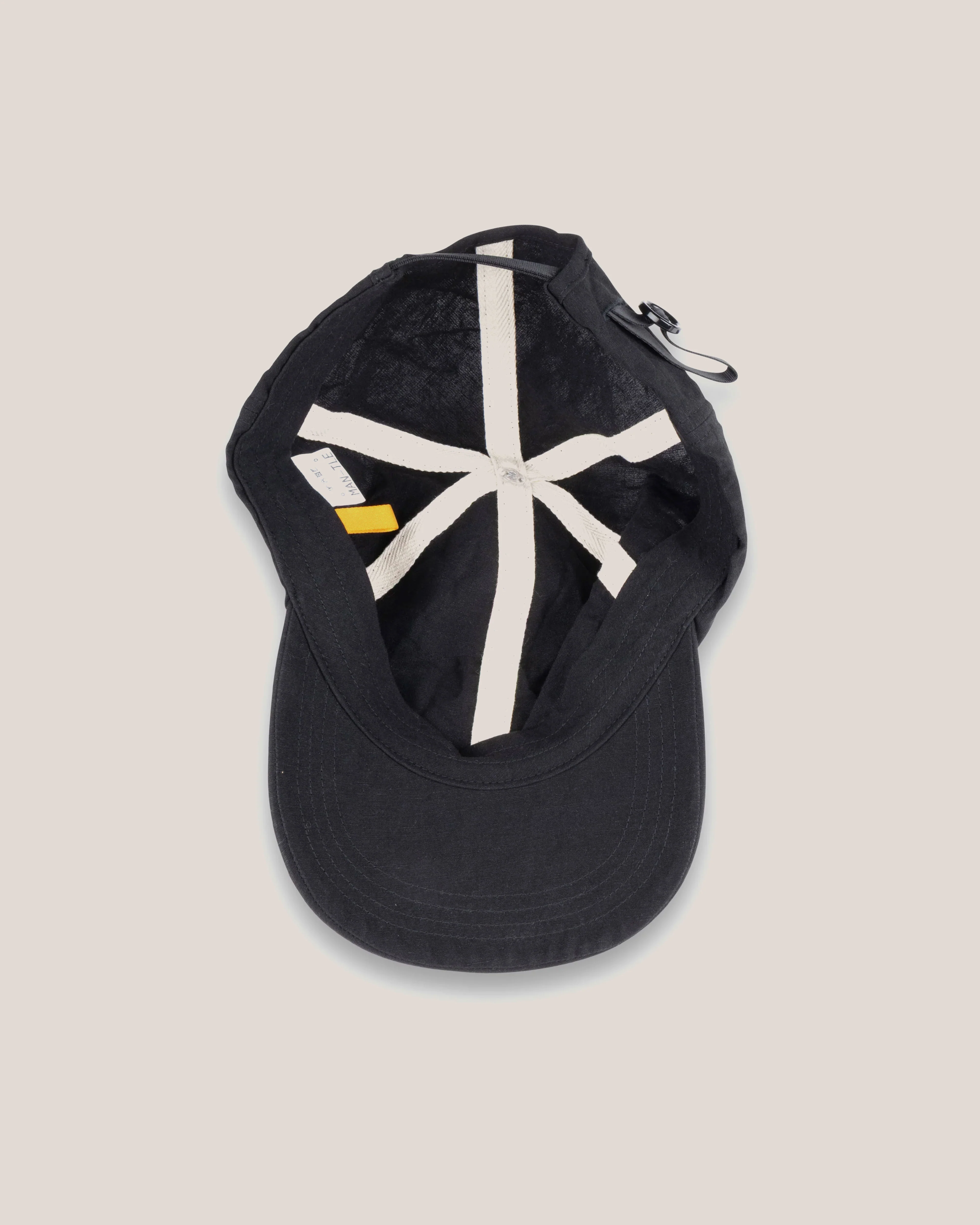 MAN-TLE R20C3 Deep Cap, Black Linen - Image 3