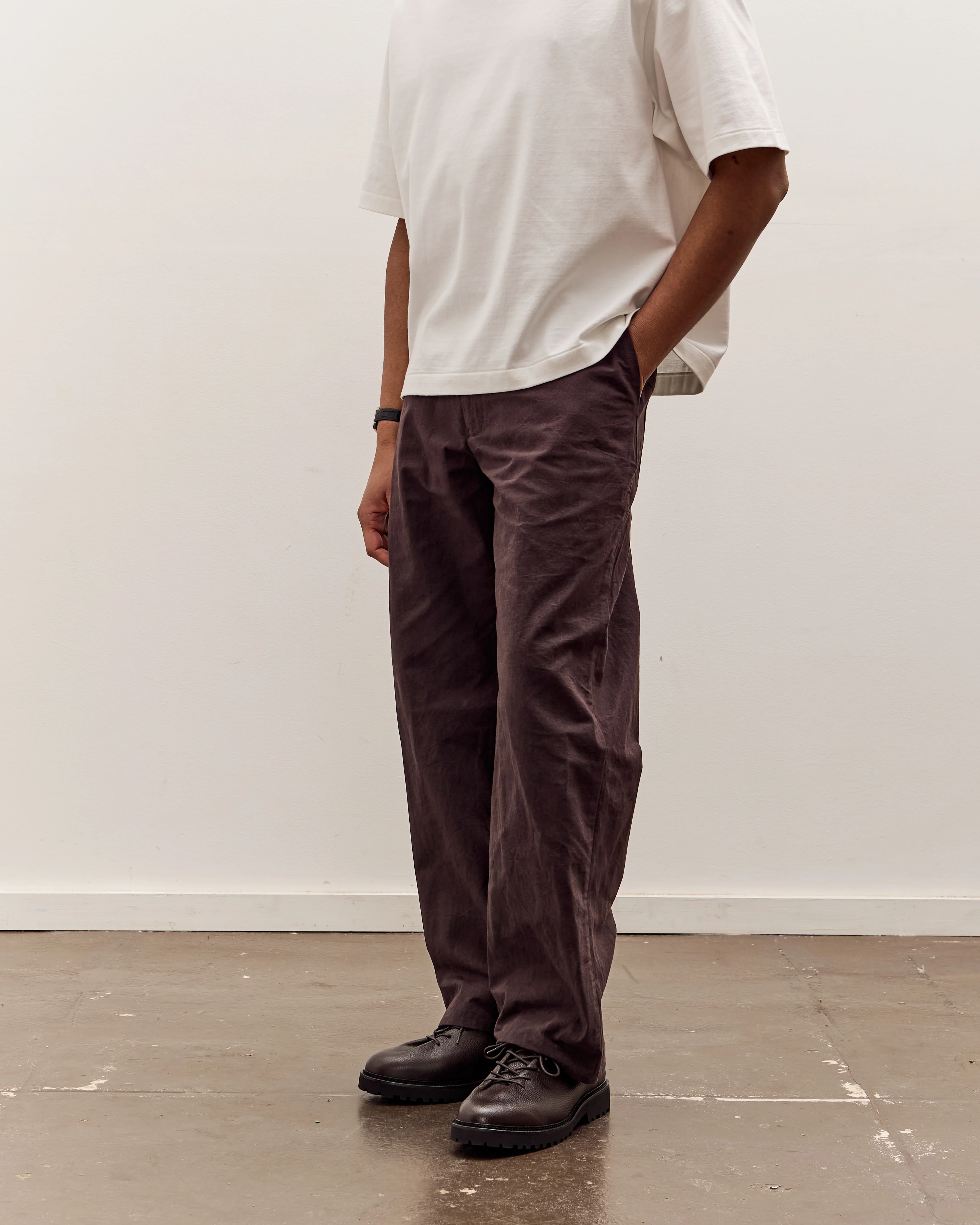 MAN-TLE R20P4 Wide Pants, Earth Wax - Image 4