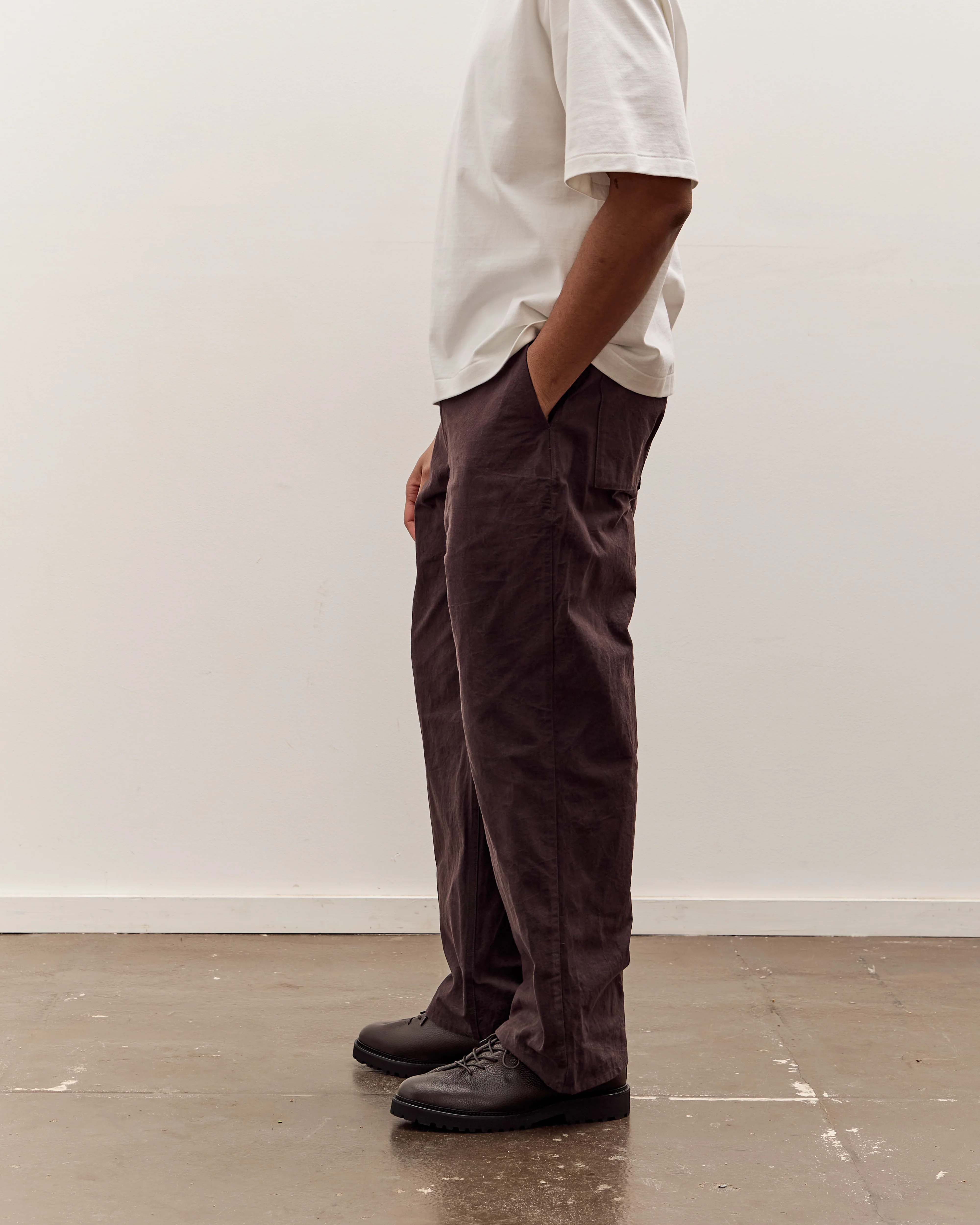 MAN-TLE R20P4 Wide Pants, Earth Wax - Image 5