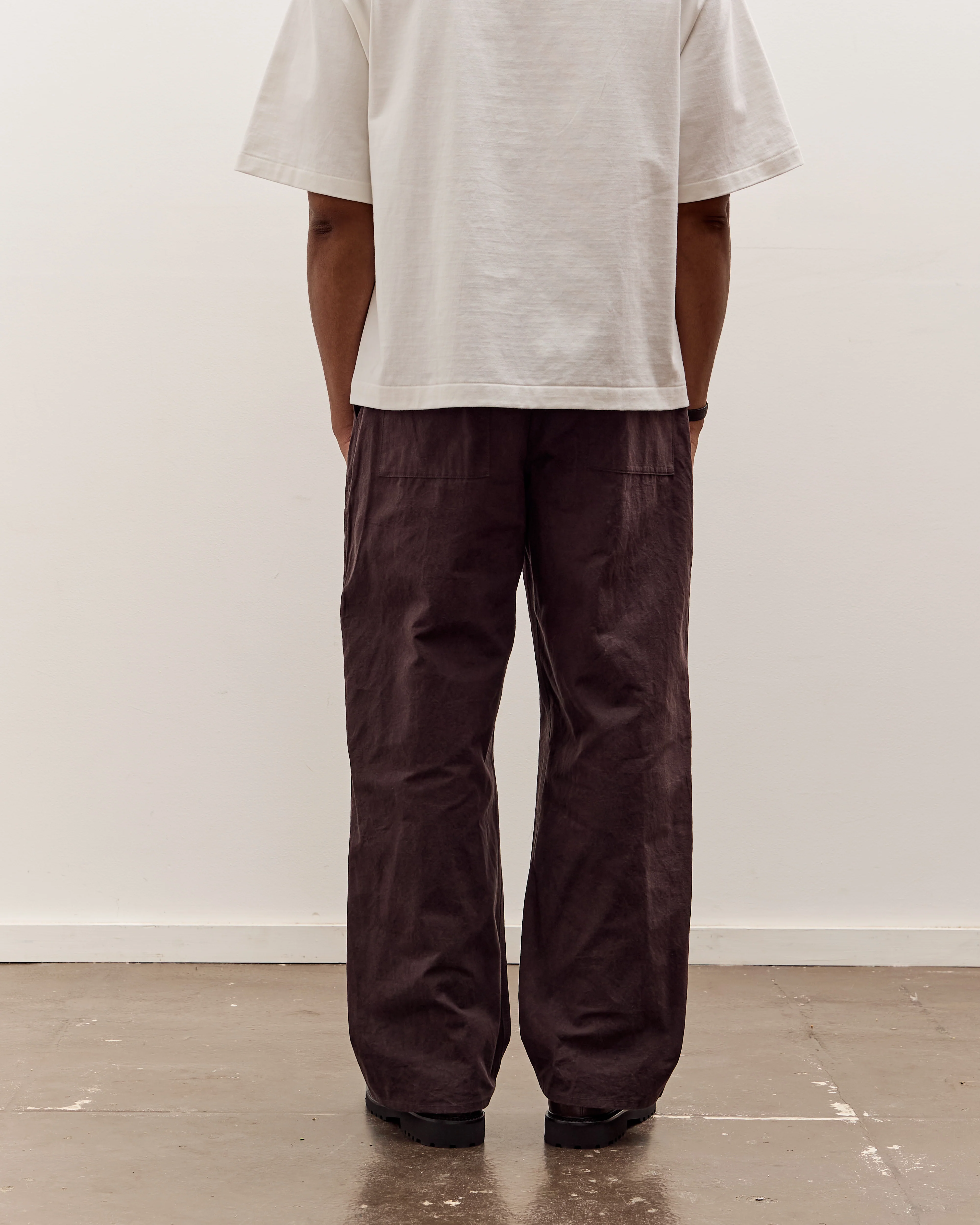 MAN-TLE R20P4 Wide Pants, Earth Wax - Image 6