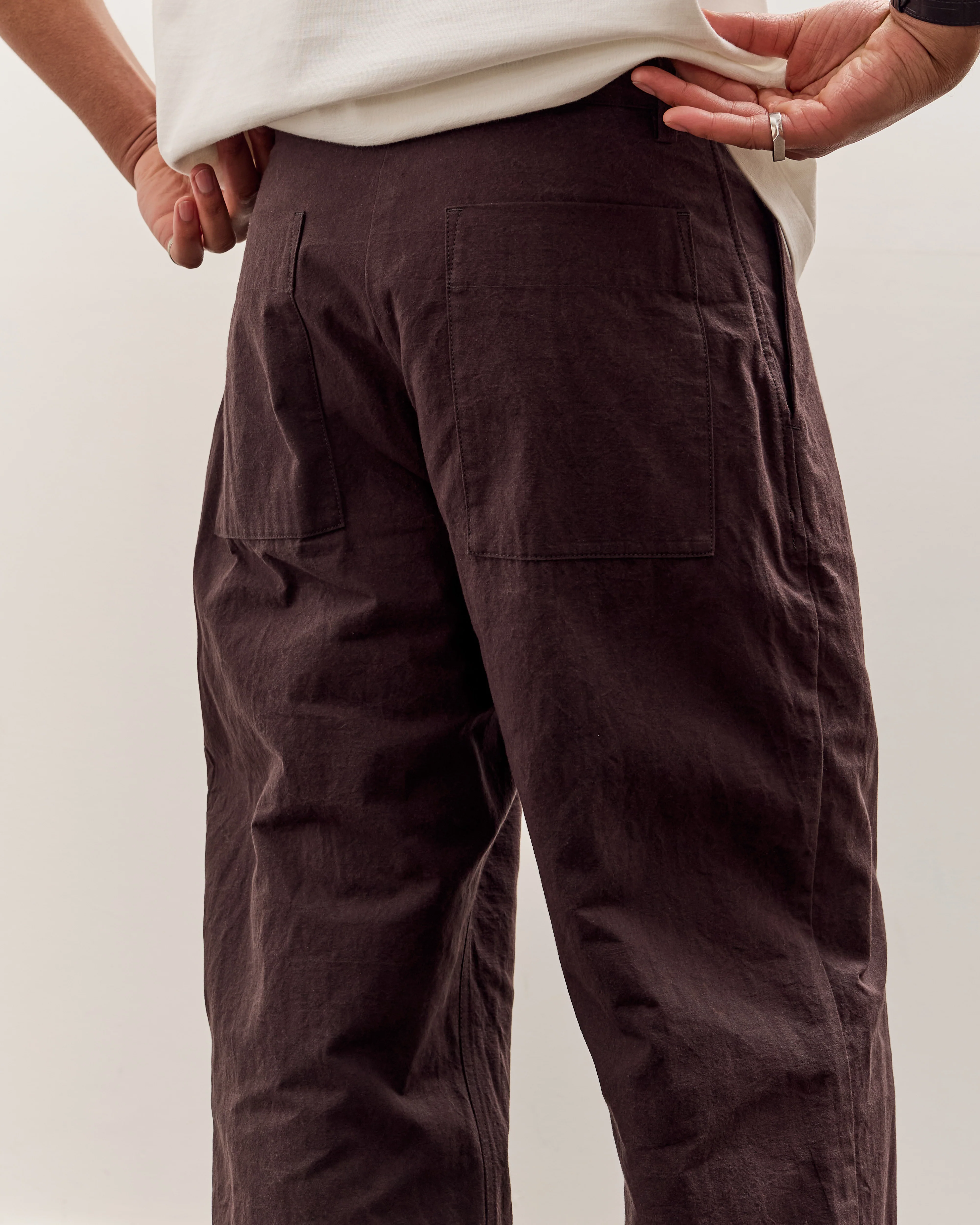 MAN-TLE R20P4 Wide Pants, Earth Wax - Image 7