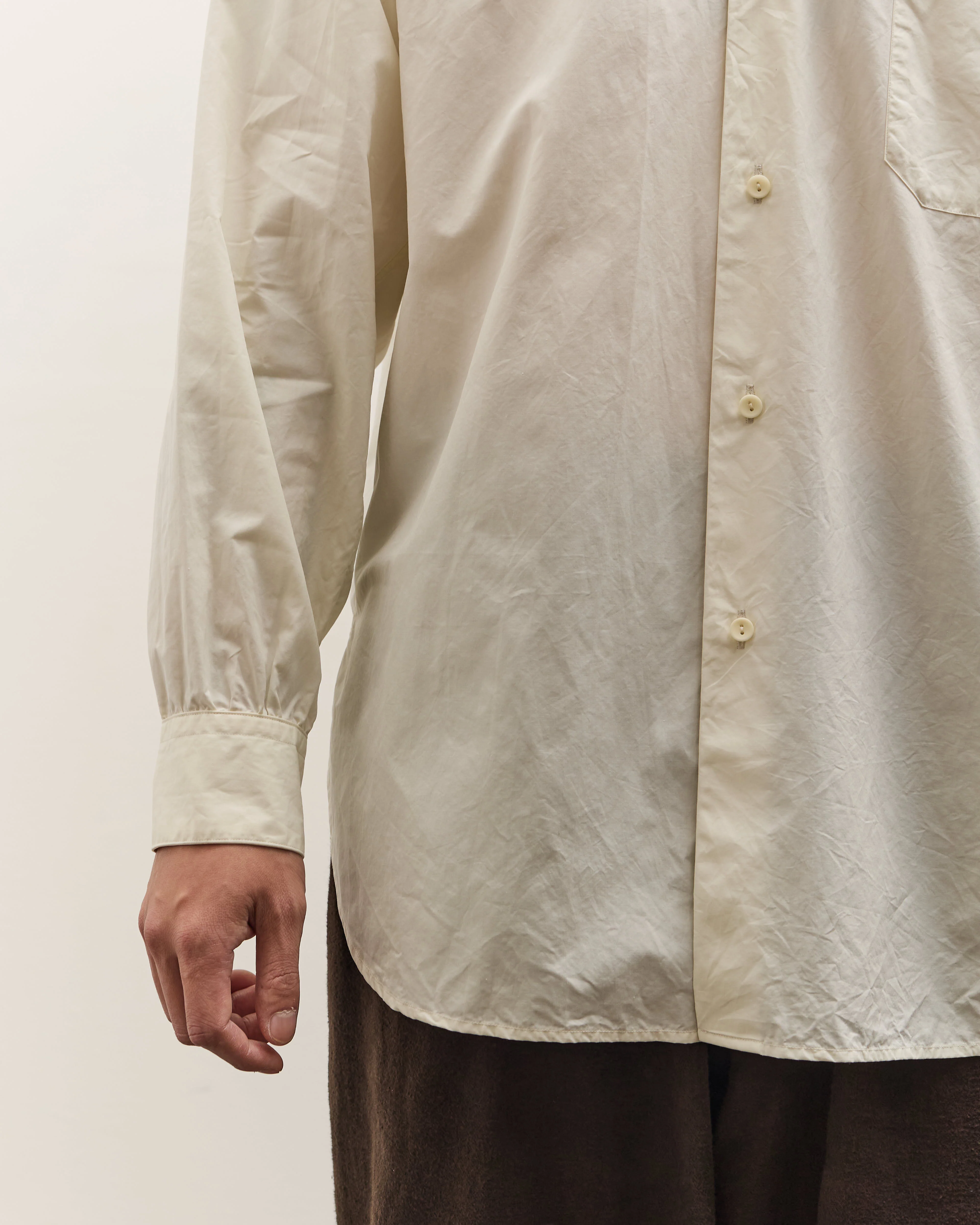 Mark.S Dress Shirt, Ecru - Image 10