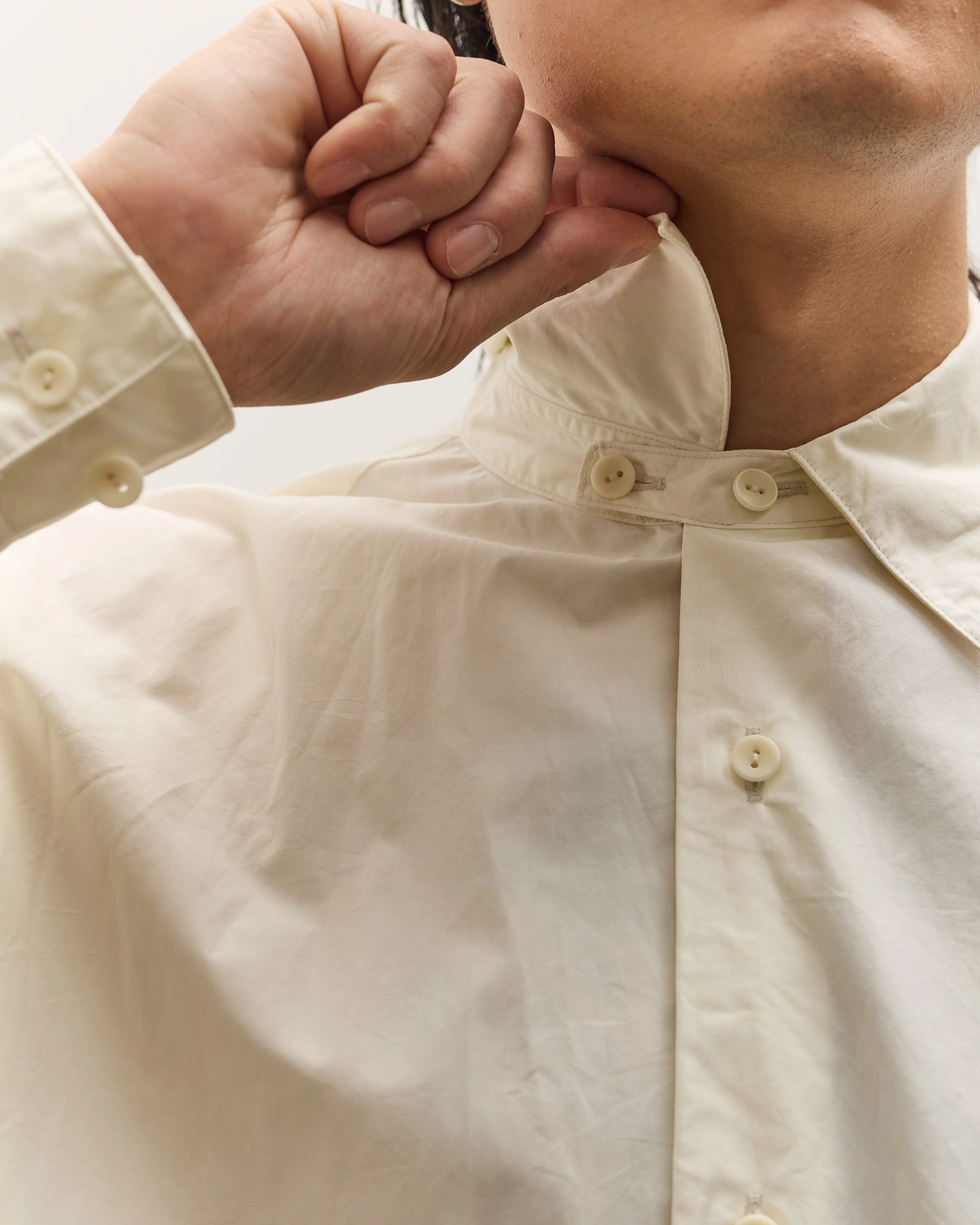 Mark.S Dress Shirt, Ecru - Image 12