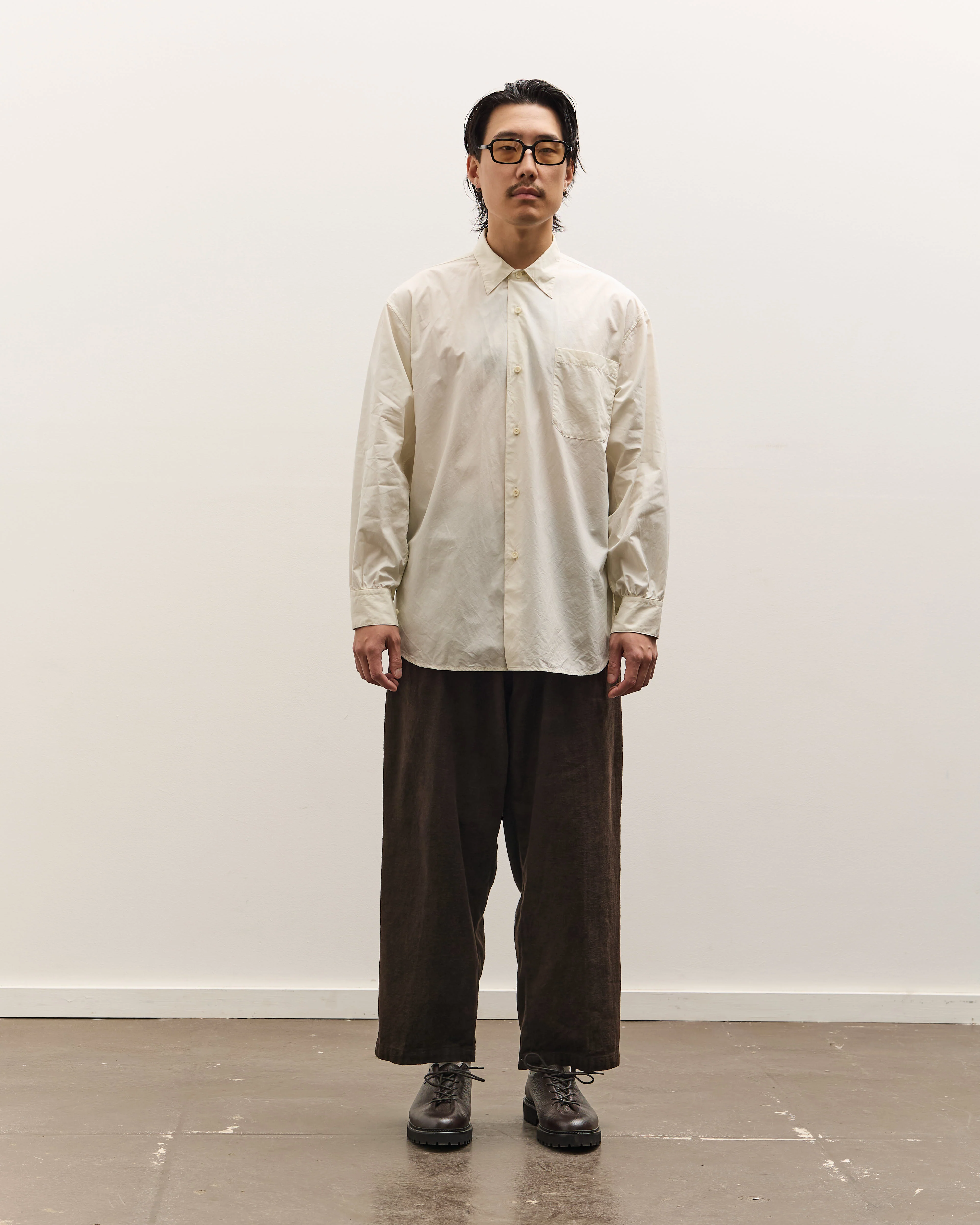 Mark.S Dress Shirt, Ecru - Image 3