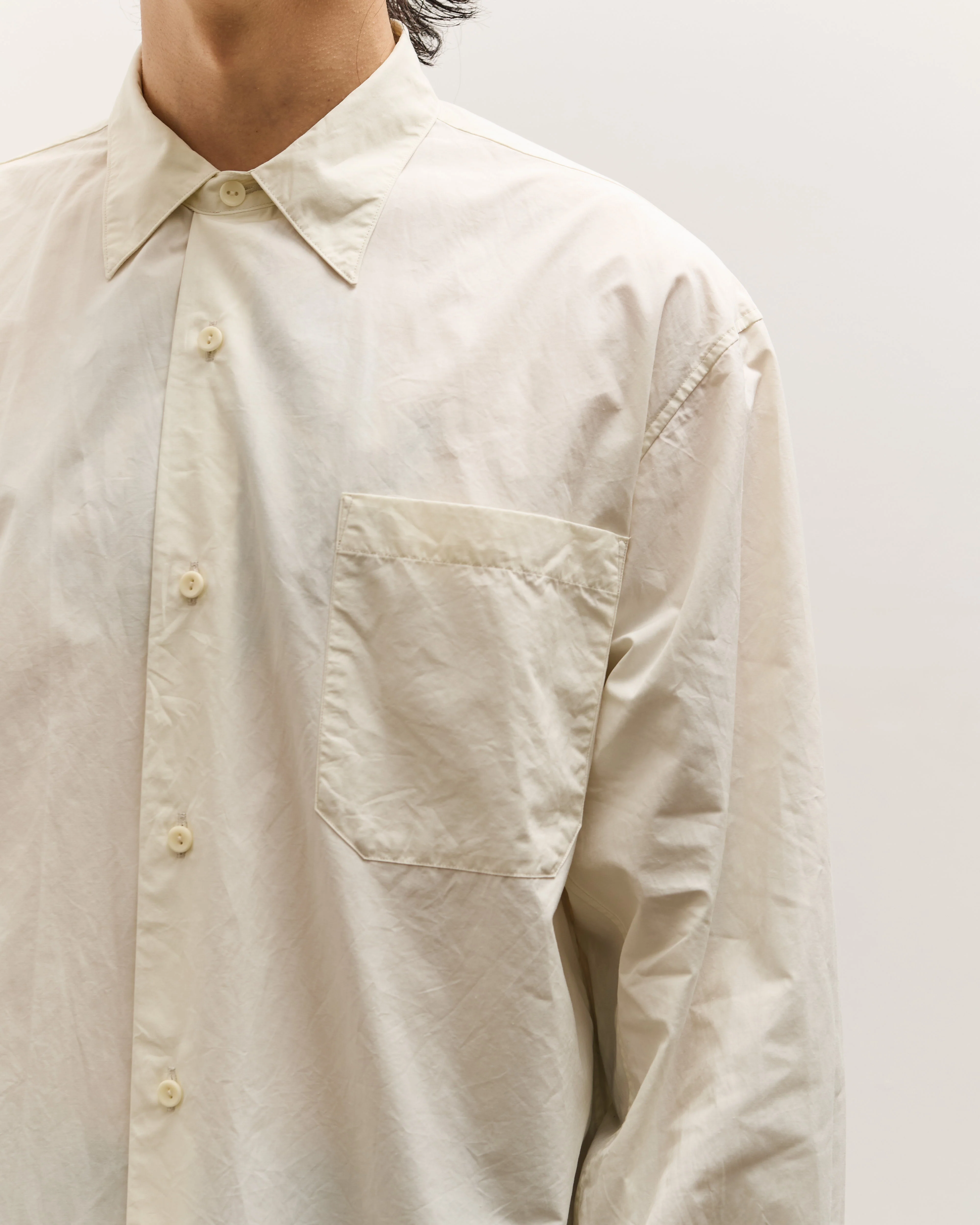 Mark.S Dress Shirt, Ecru - Image 8