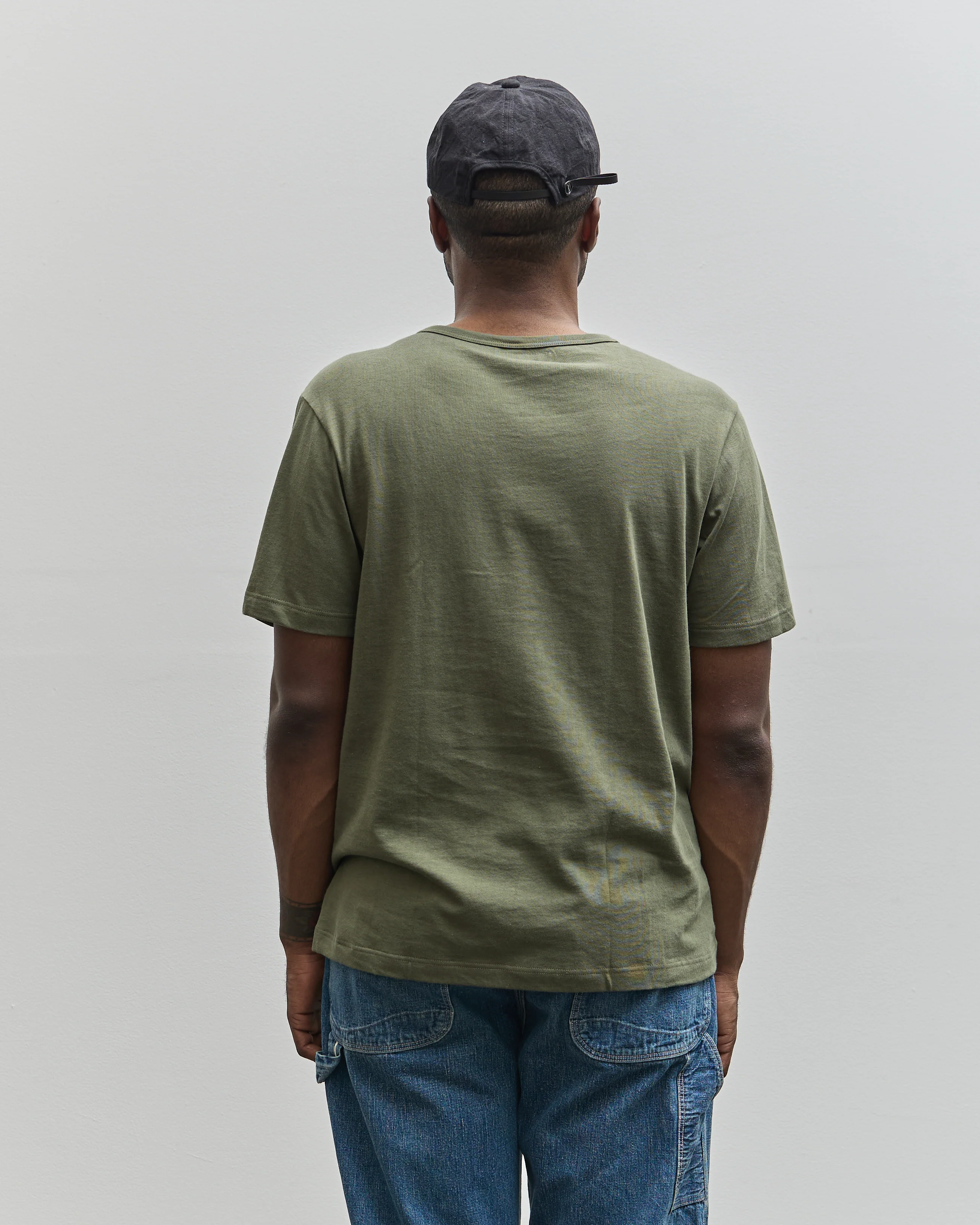 Merz b. Schwanen 1950's Tee, Army - Image 3