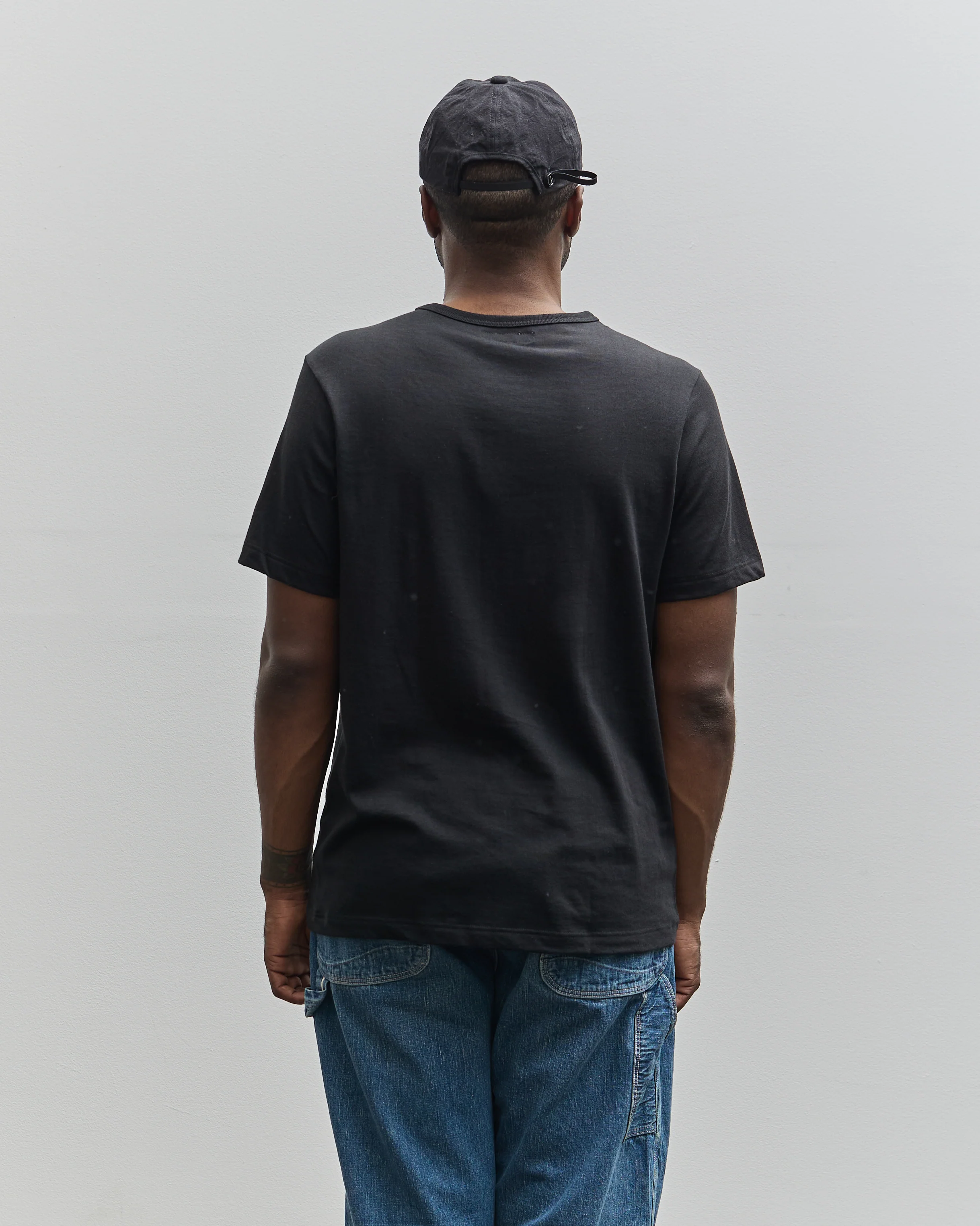 Merz b. Schwanen 1950's Tee, Black - Image 3