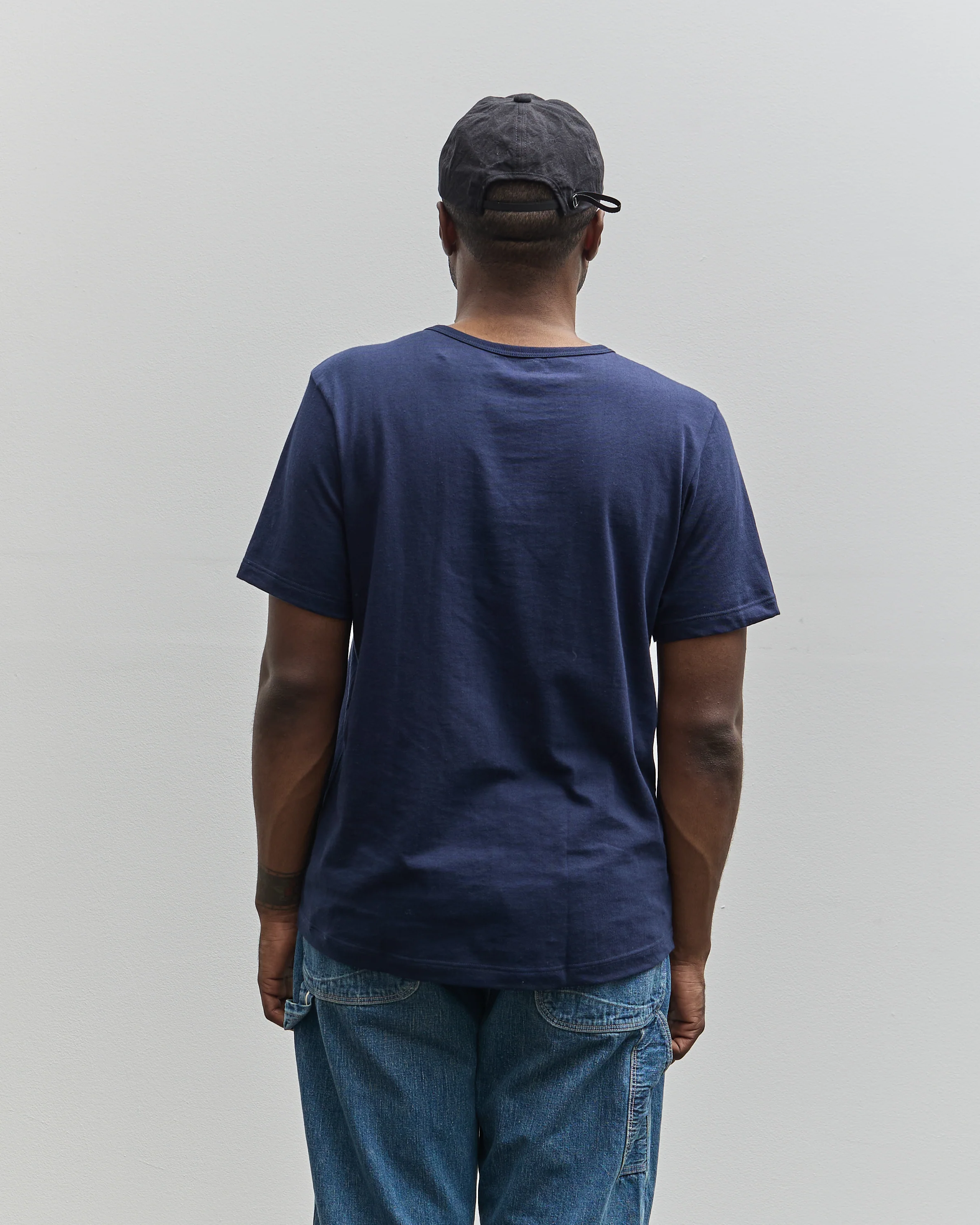 Merz b. Schwanen 1950's Tee, Ink Blue - Image 3