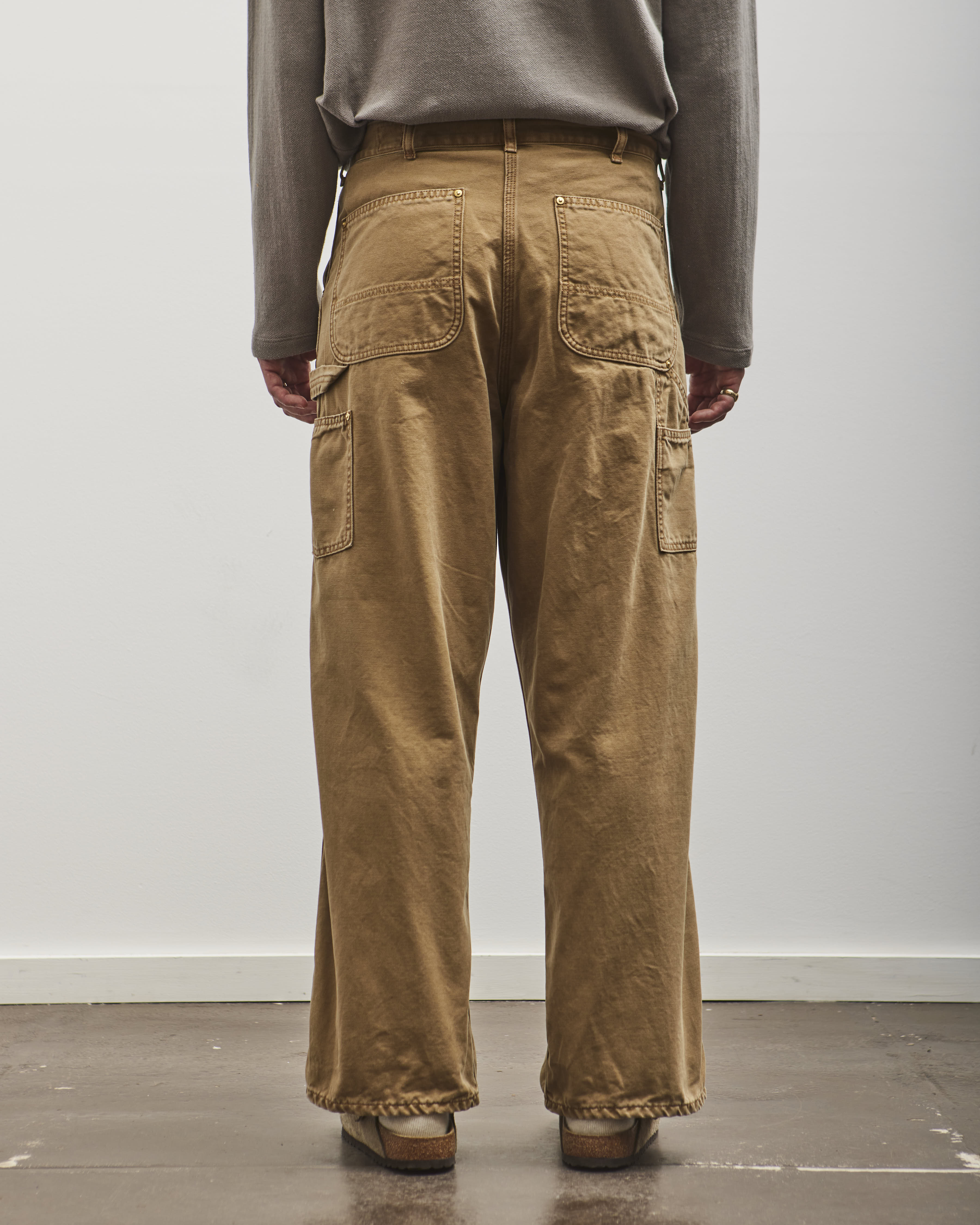 orSlow Dad'S Fit Painter Pants, Brown - Image 8