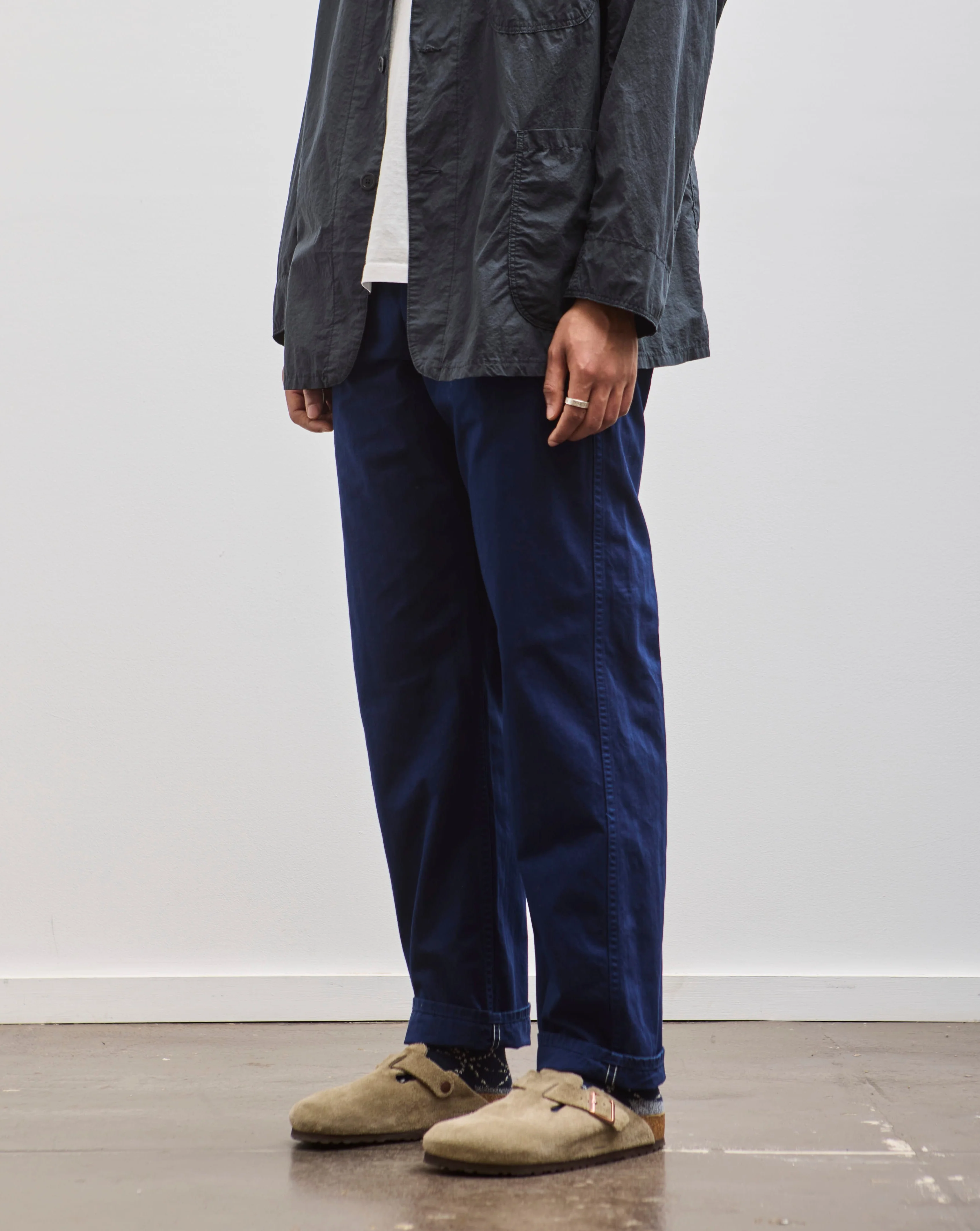 orSlow Unisex French Work Pant, Blue - Image 4