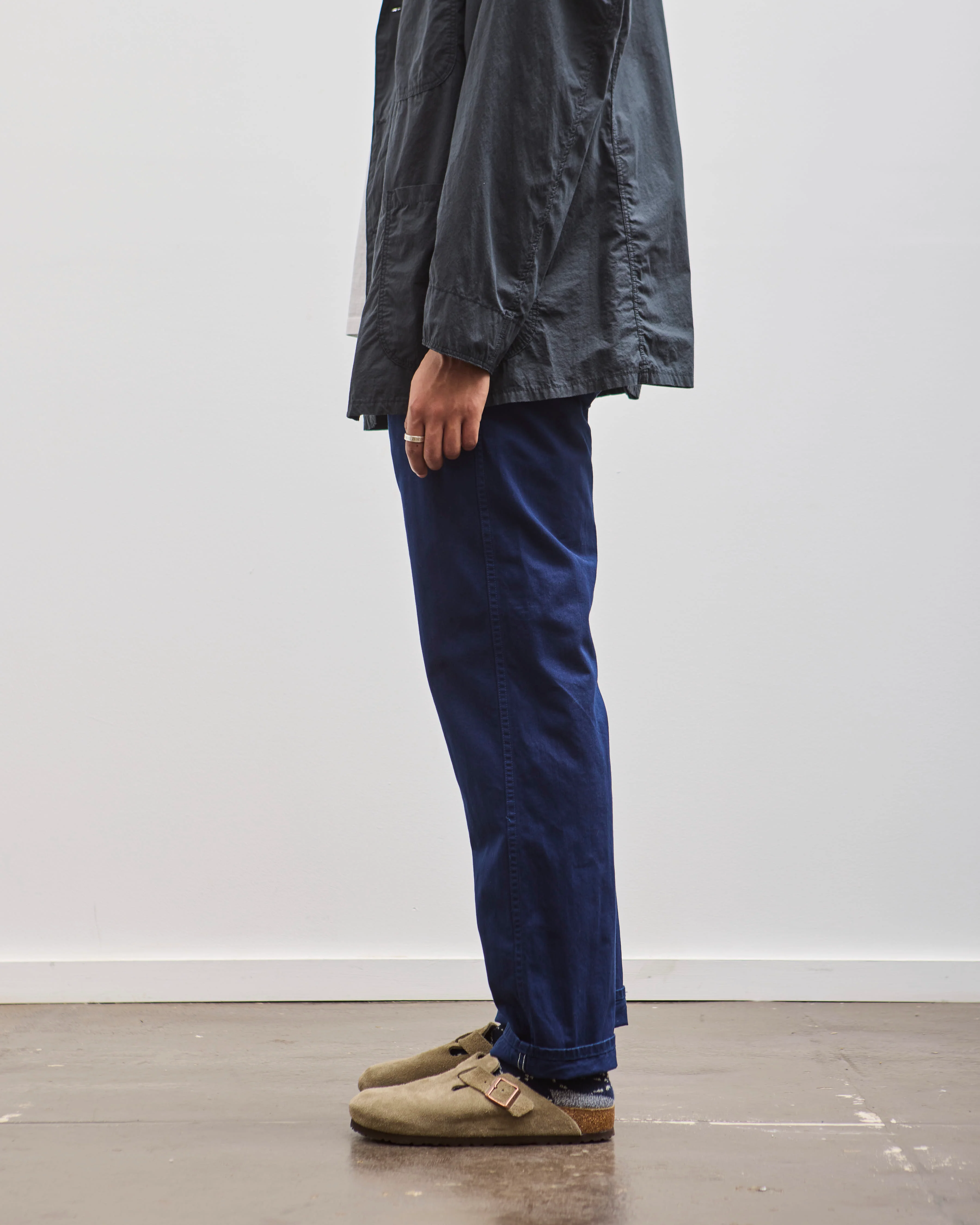 orSlow Unisex French Work Pant, Blue - Image 5