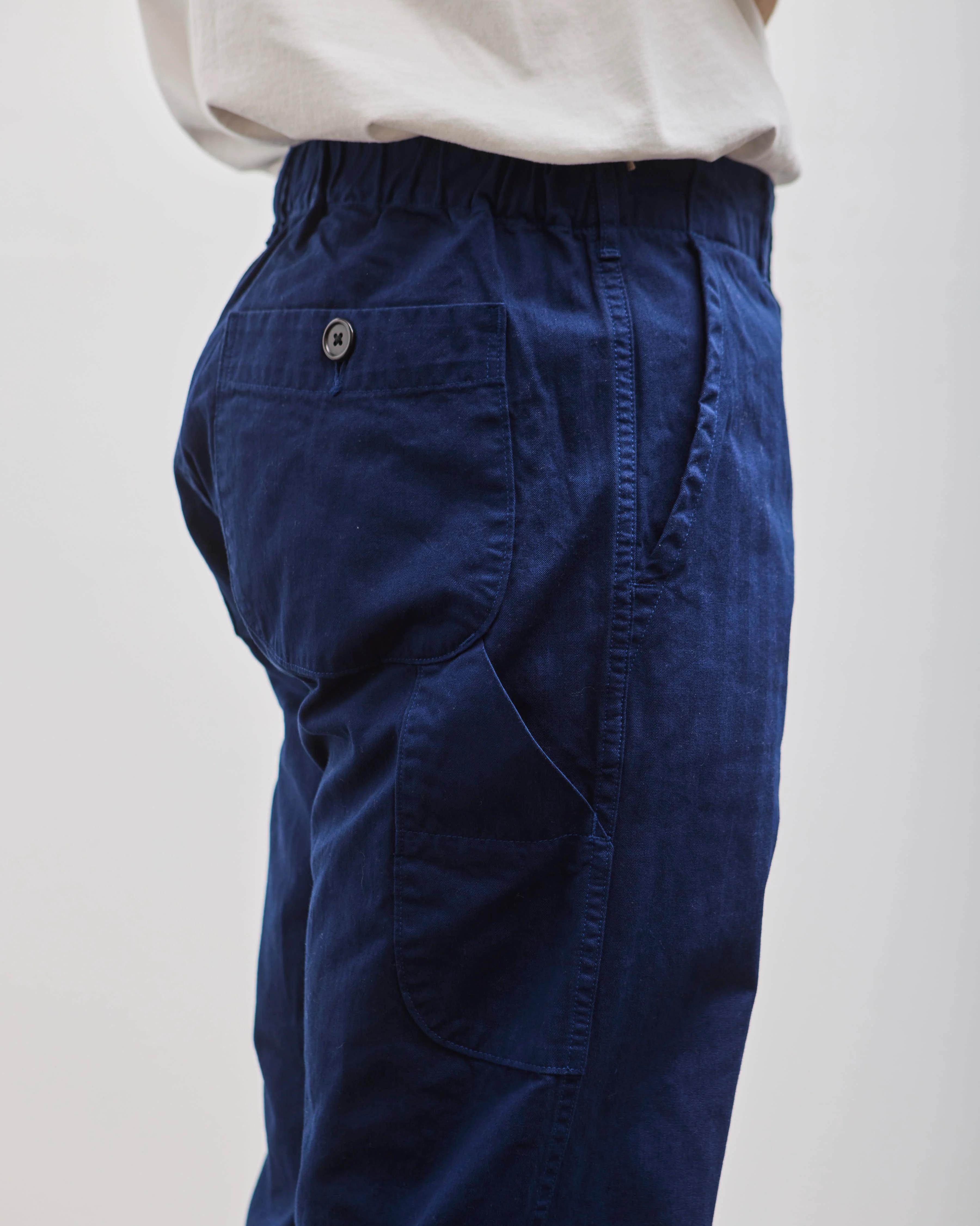 orSlow Unisex French Work Pant, Blue - Image 8