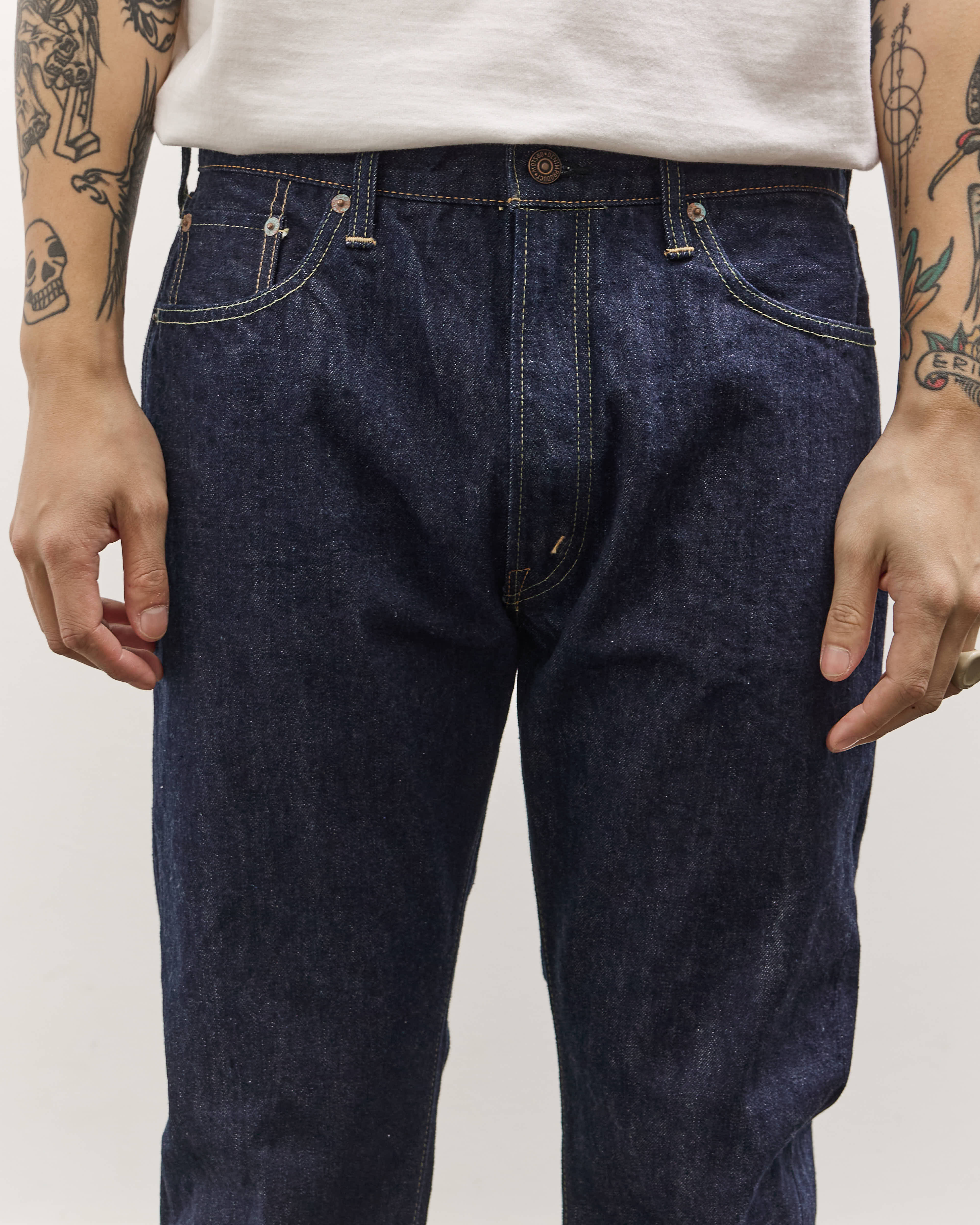 orSlow 107 Ivy Fit Denim, One Wash - Image 6