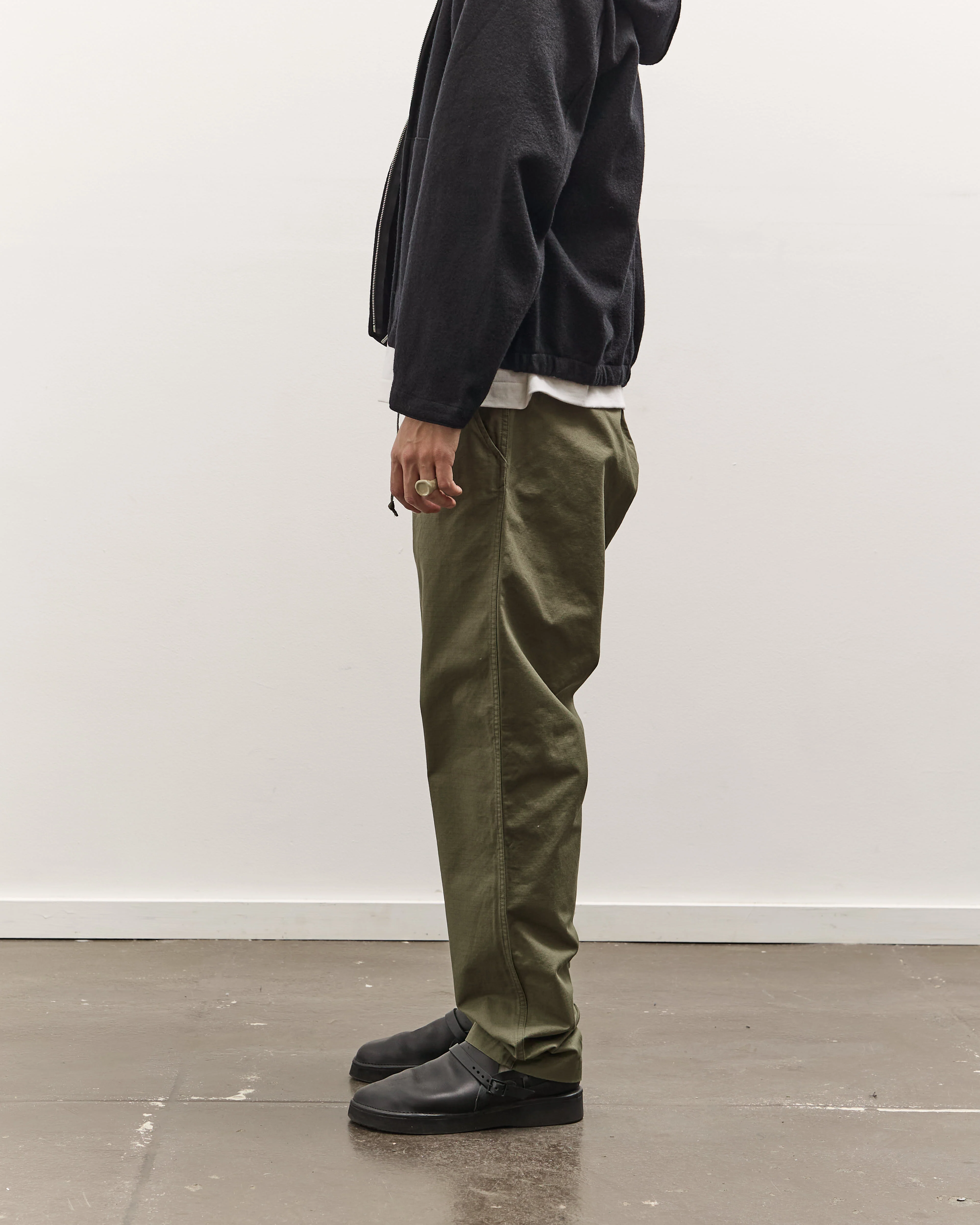 OrSlow Ripstop New Yorker Pant, Army Green - Image 4