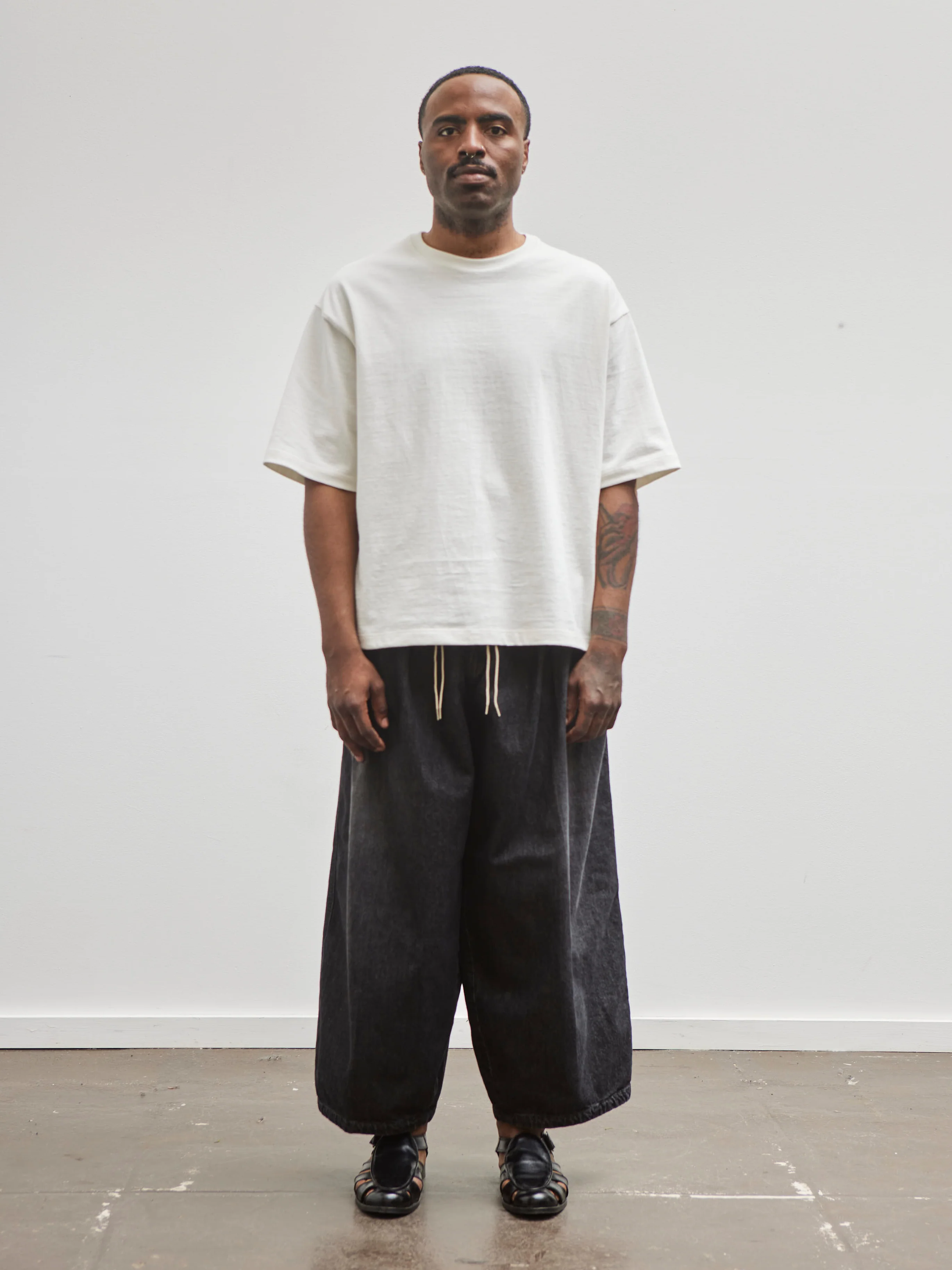 Sillage Circular Pants, Denim Washed Black - Image 3