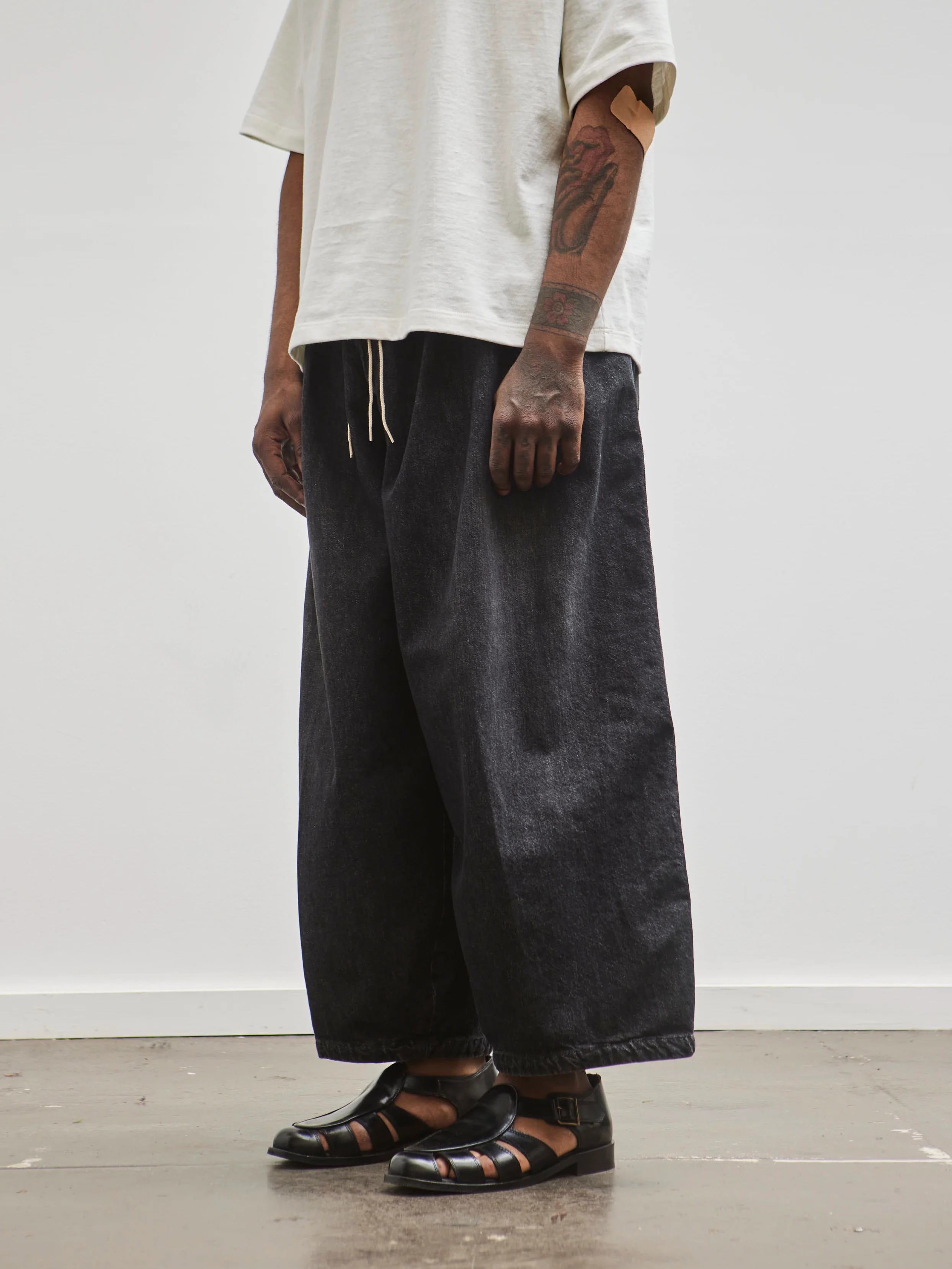 Sillage Circular Pants, Denim Washed Black - Image 4