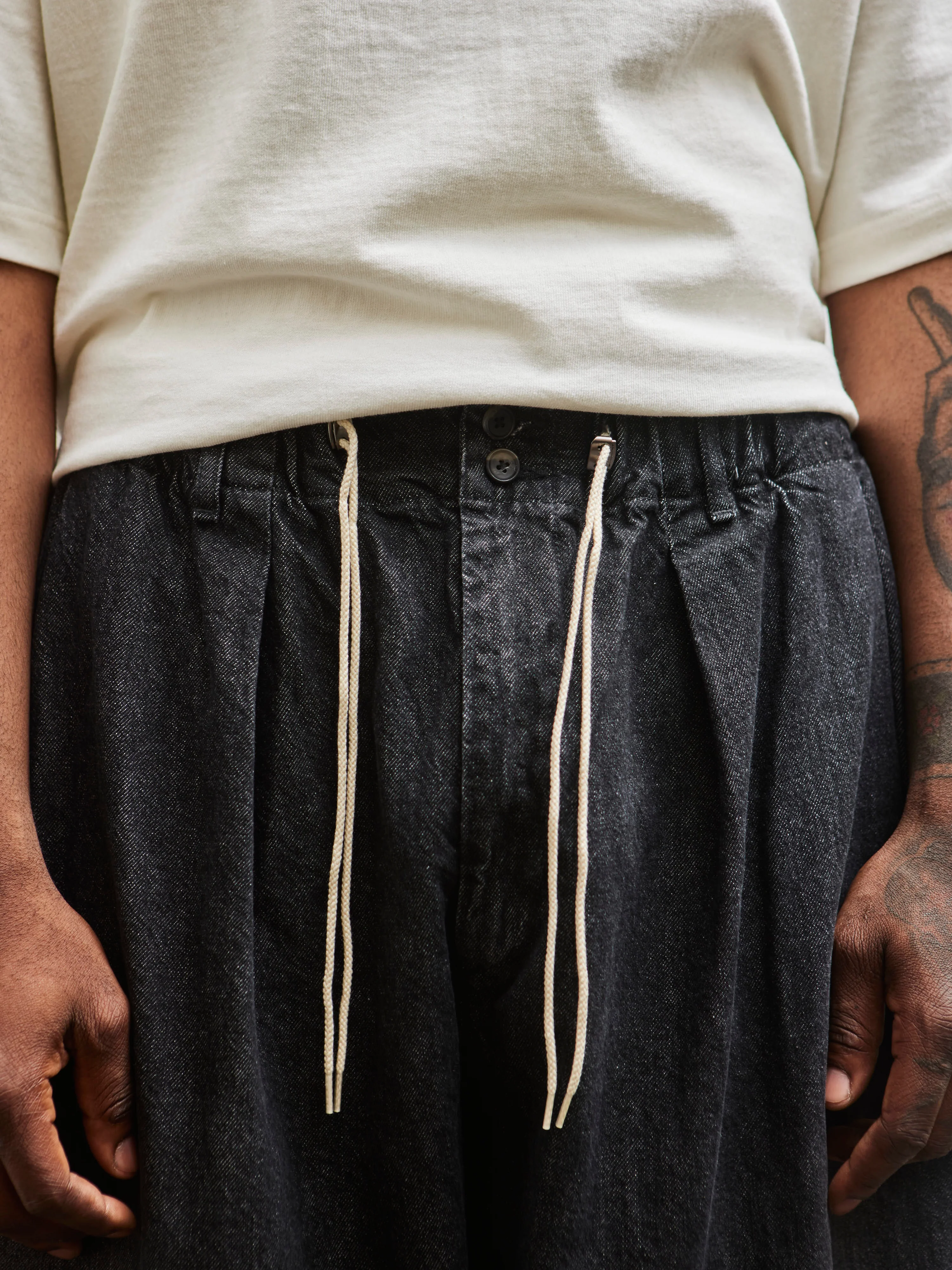 Sillage Circular Pants, Denim Washed Black - Image 7