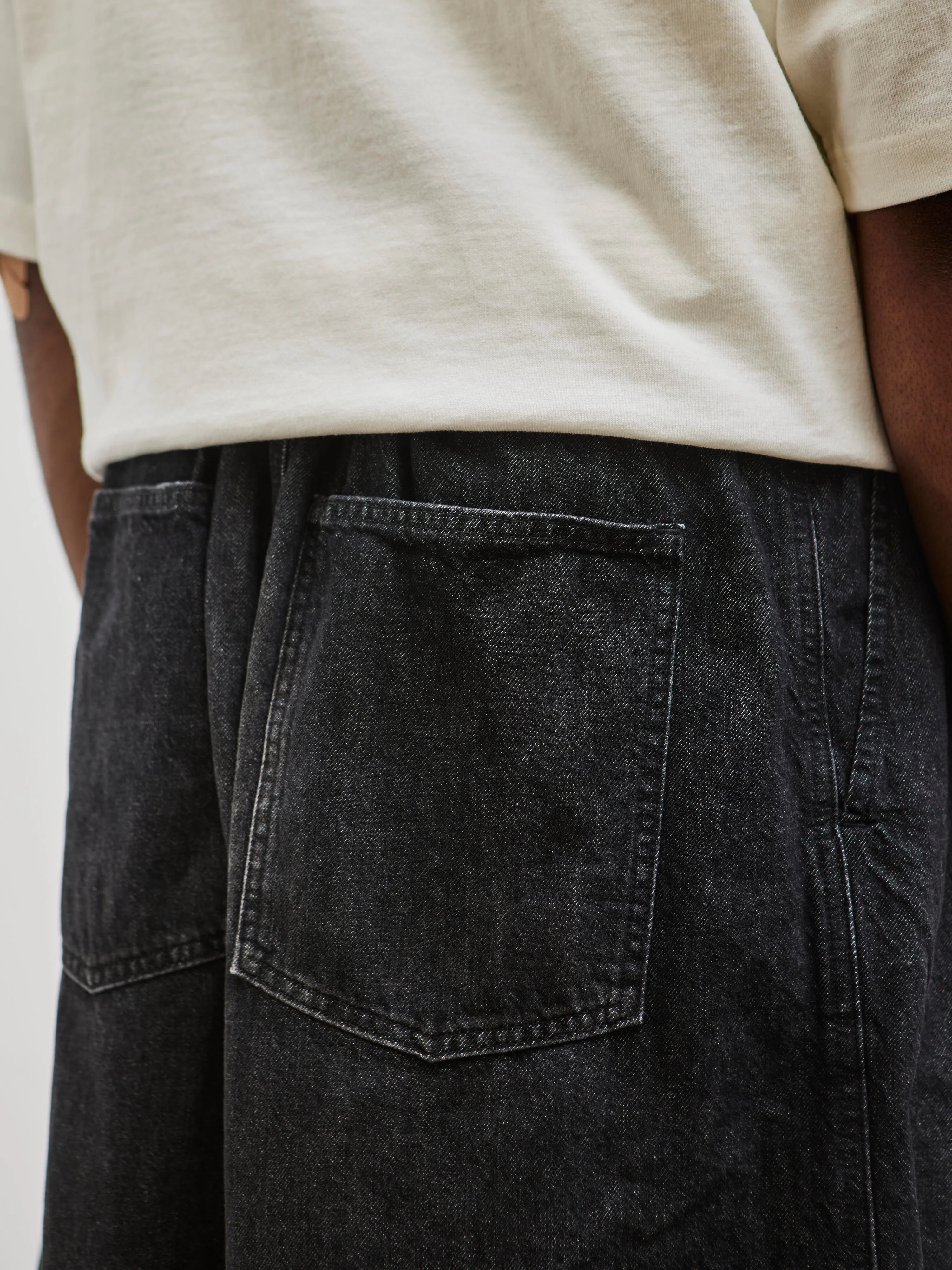 Sillage Circular Pants, Denim Washed Black - Image 8