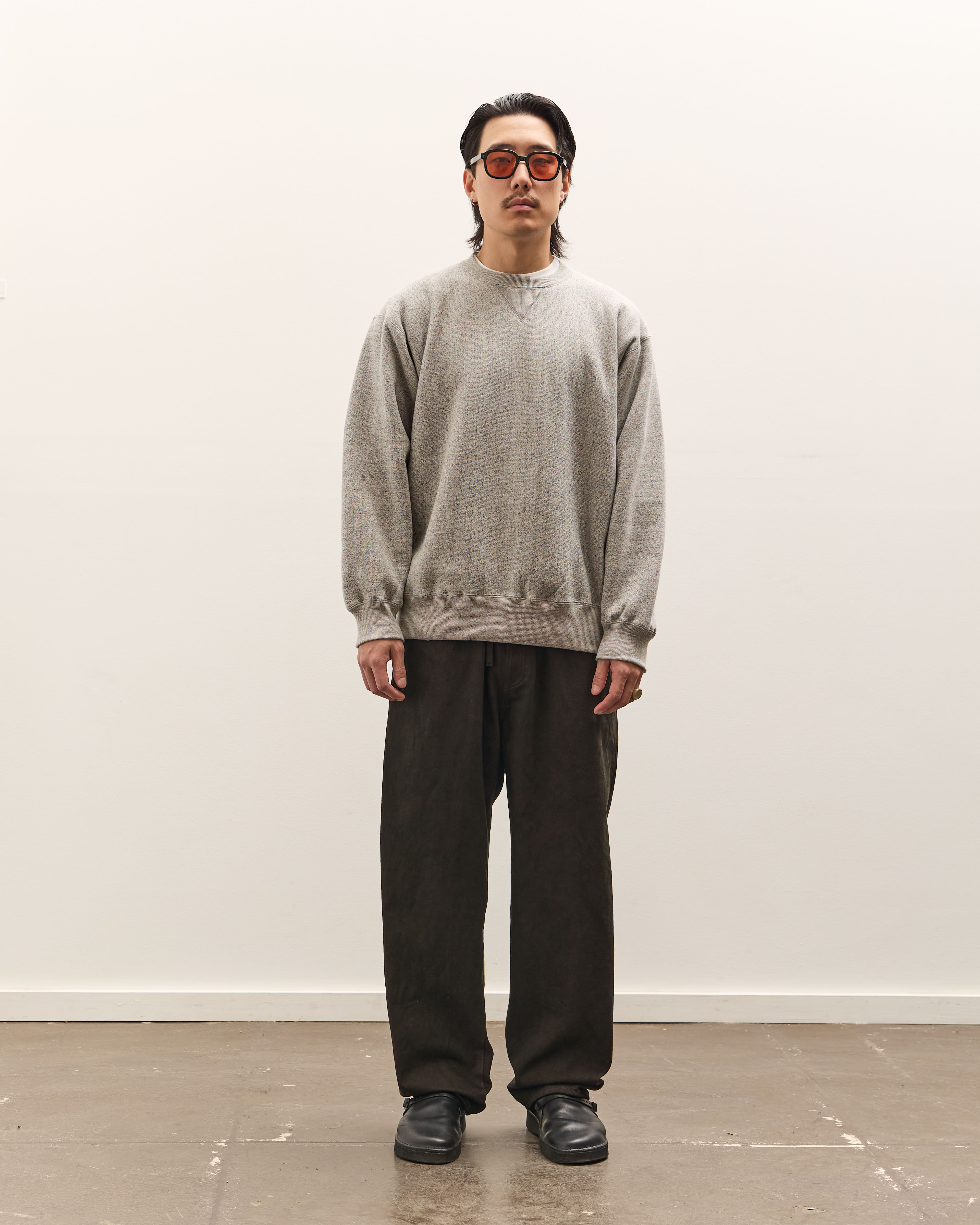 Yoko Sakamoto Athletic Sweater, Heather Gray - Image 3